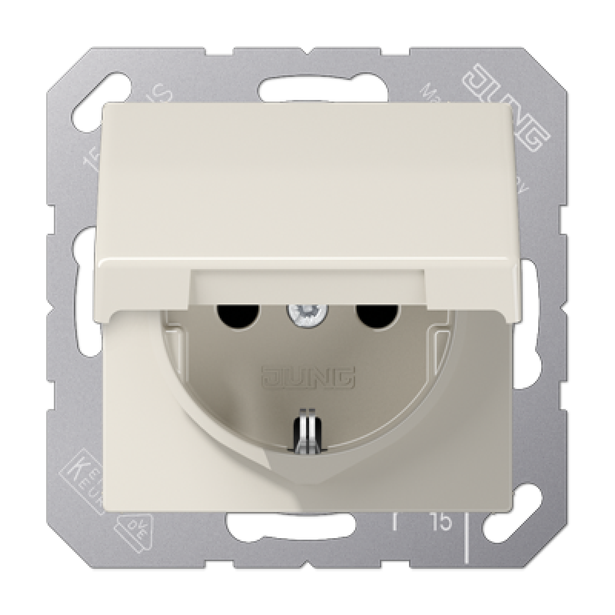 Enchufe t. abatprot. contacto AS bl.