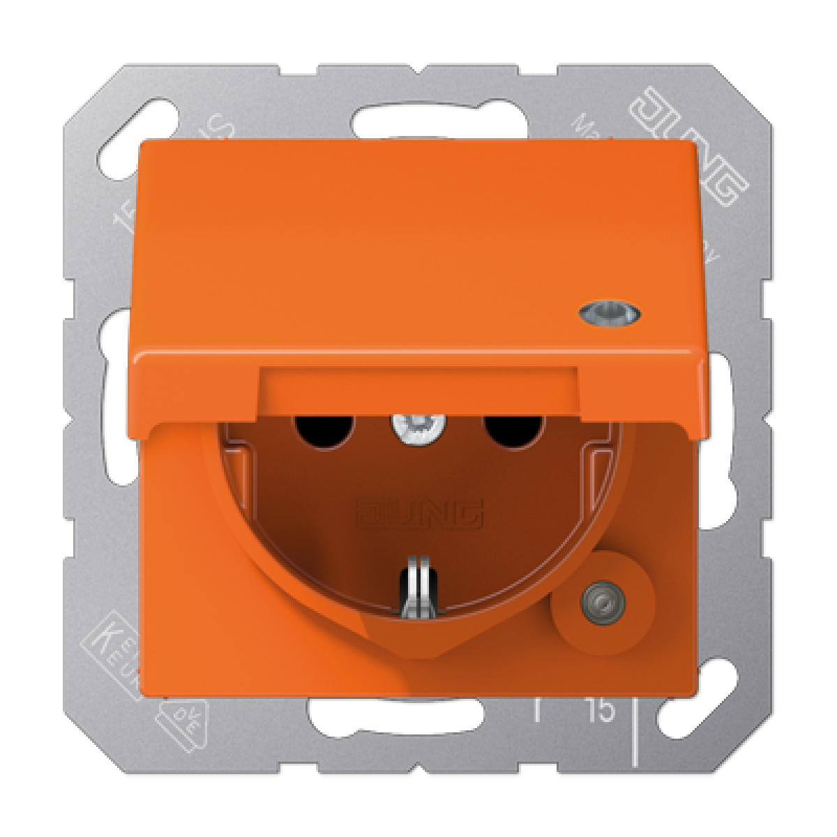 Enchufe c tapa abat. indicador AS nara.