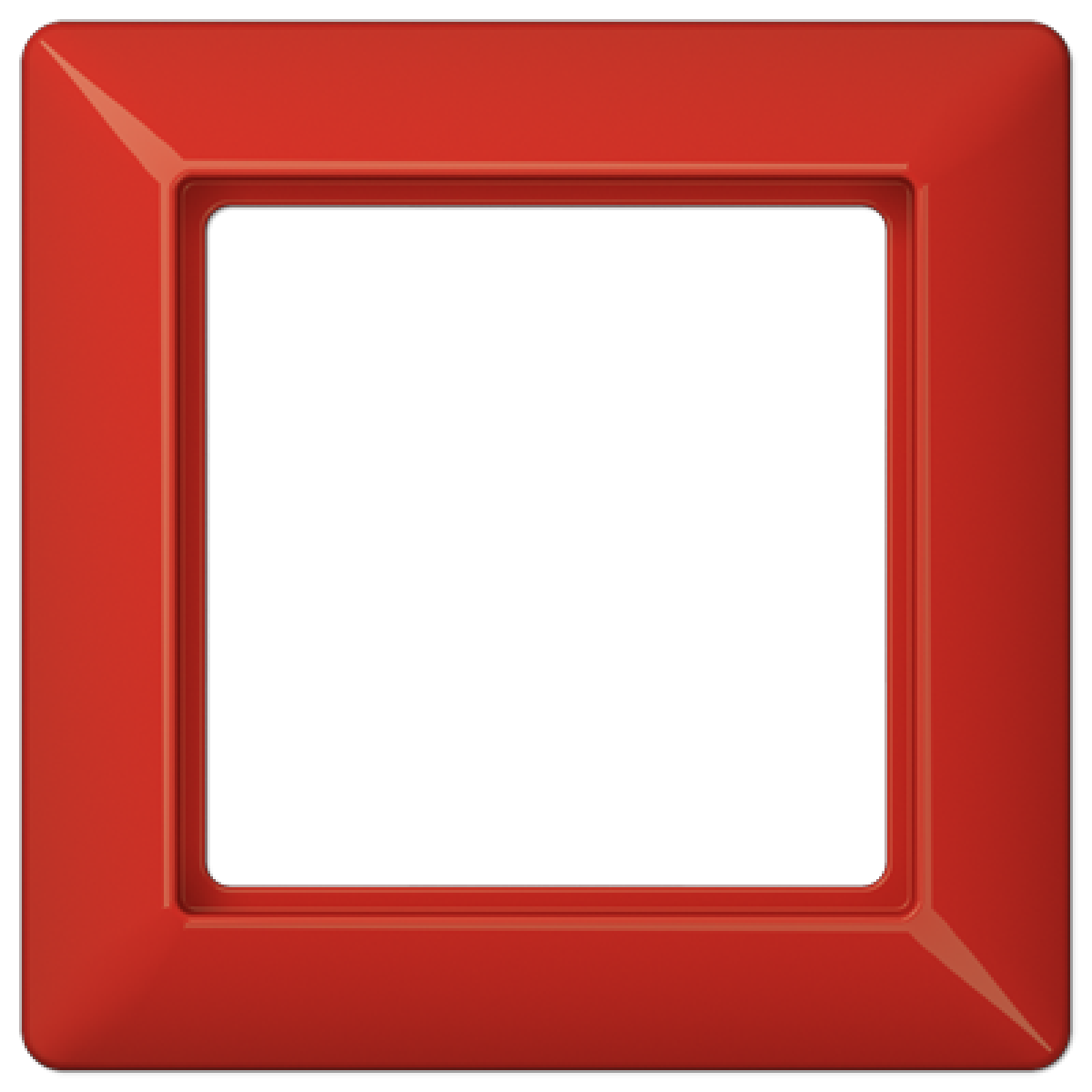 Marco simple AS cristal rojo