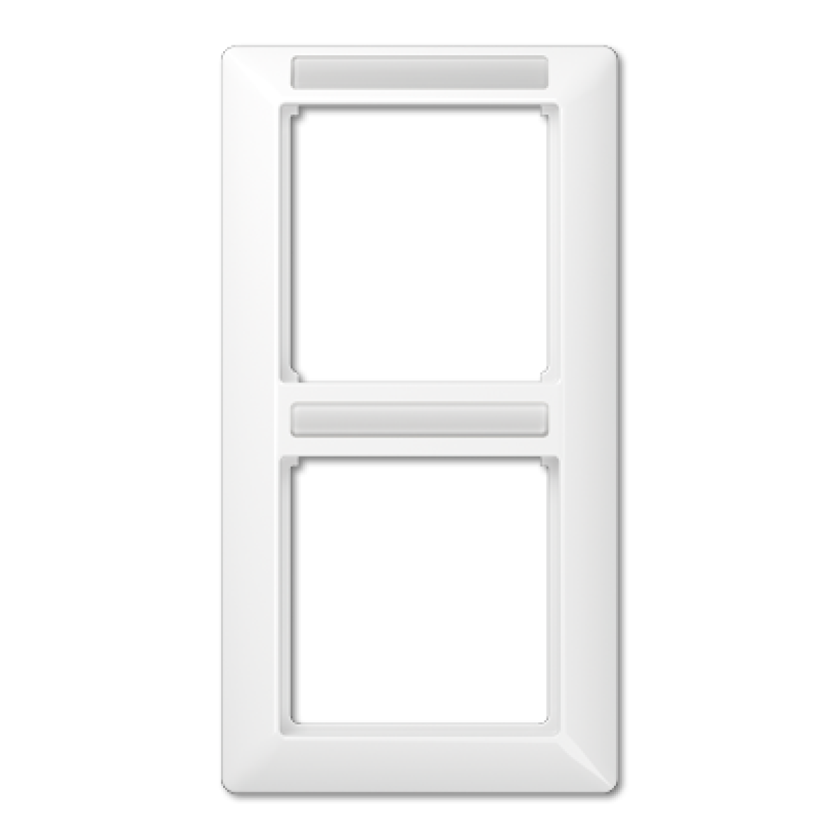 Marco doble vertical inscr. AS bl. alpi