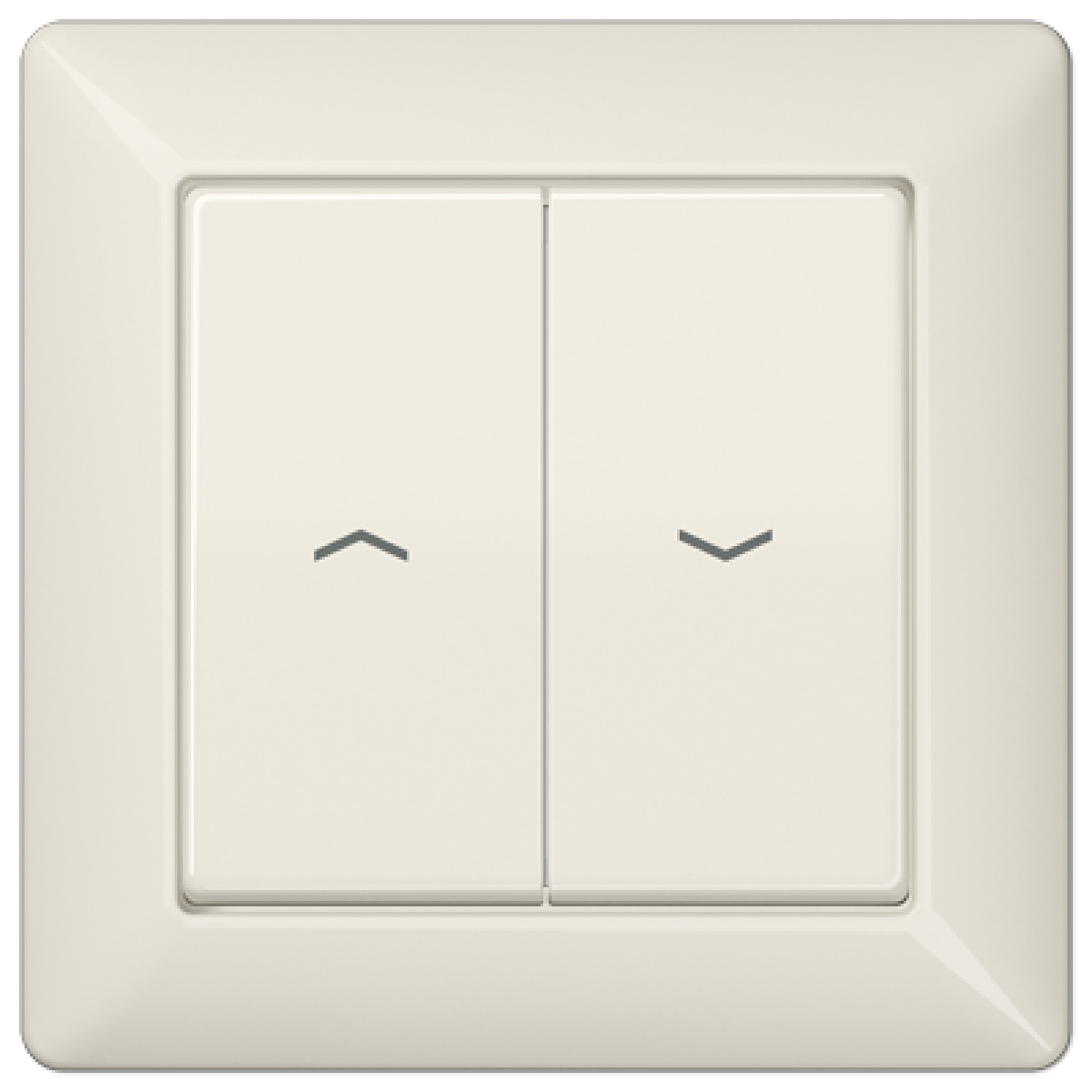 Tecla doble pers. AS blanco marfil