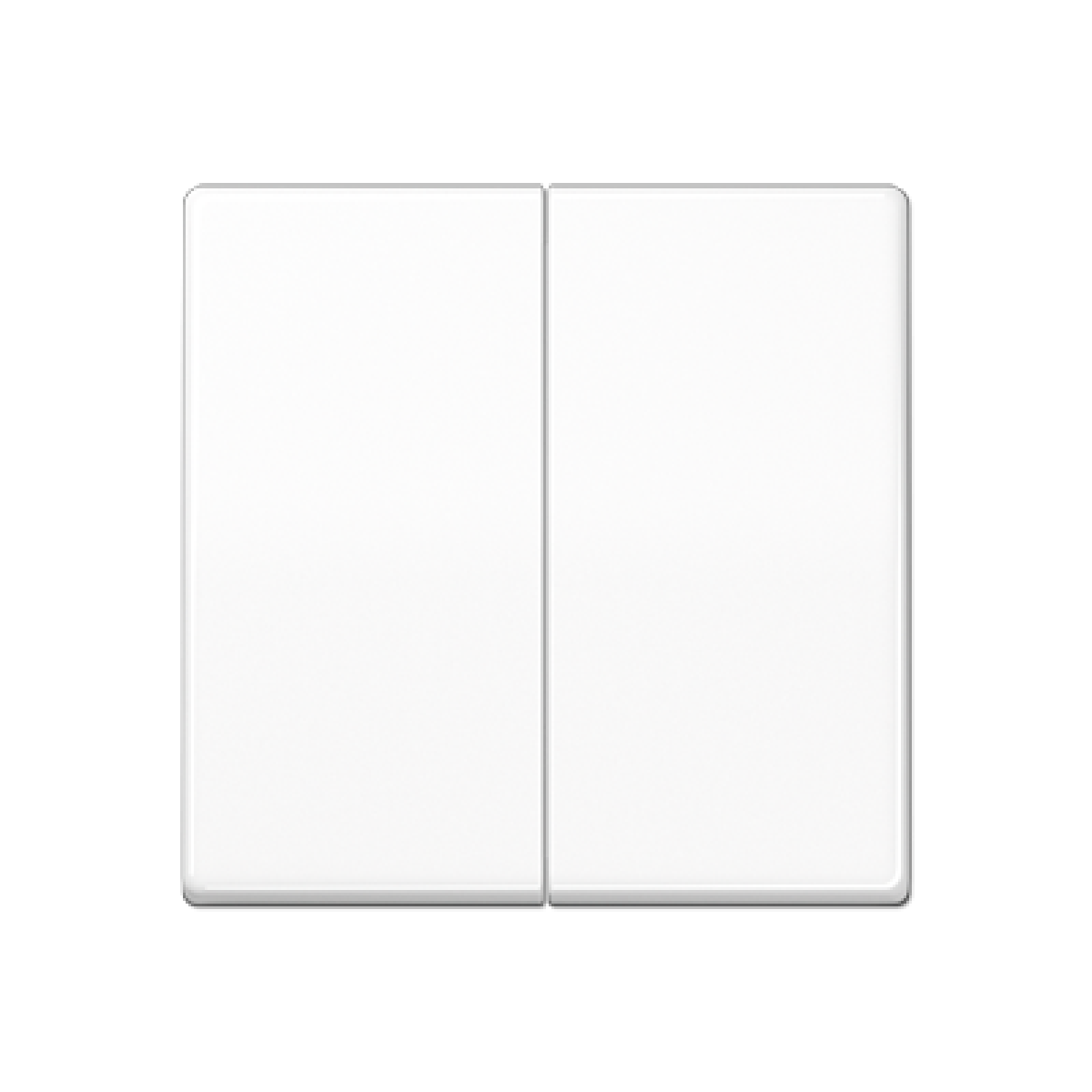 Tecla doble AS blanco alpino