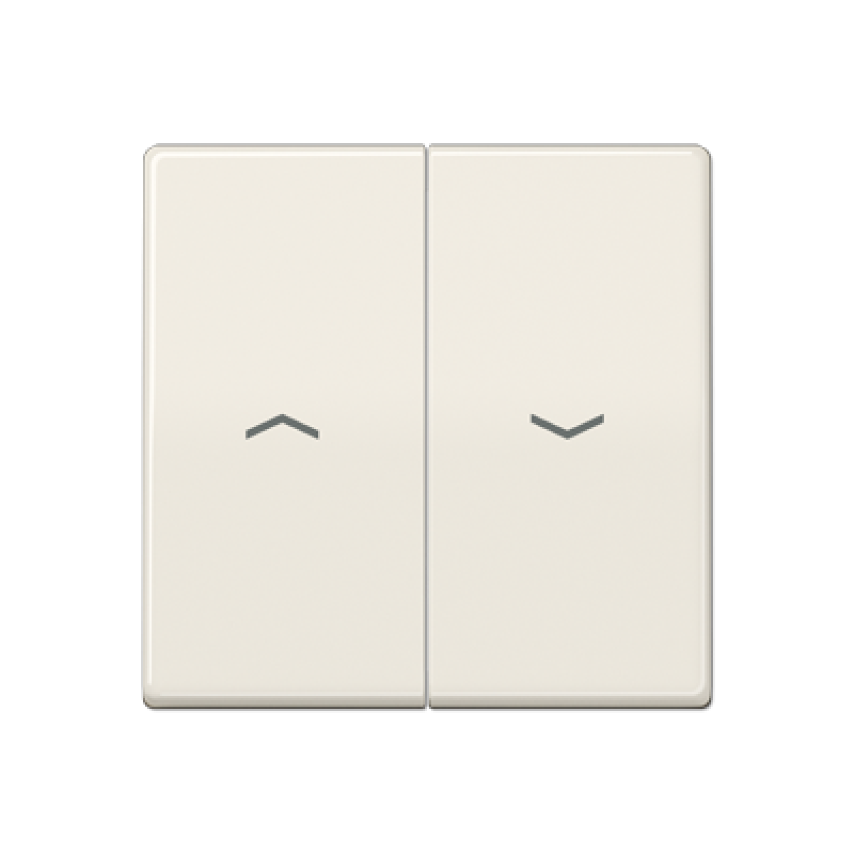 Tecla doble pers. AS blanco marfil