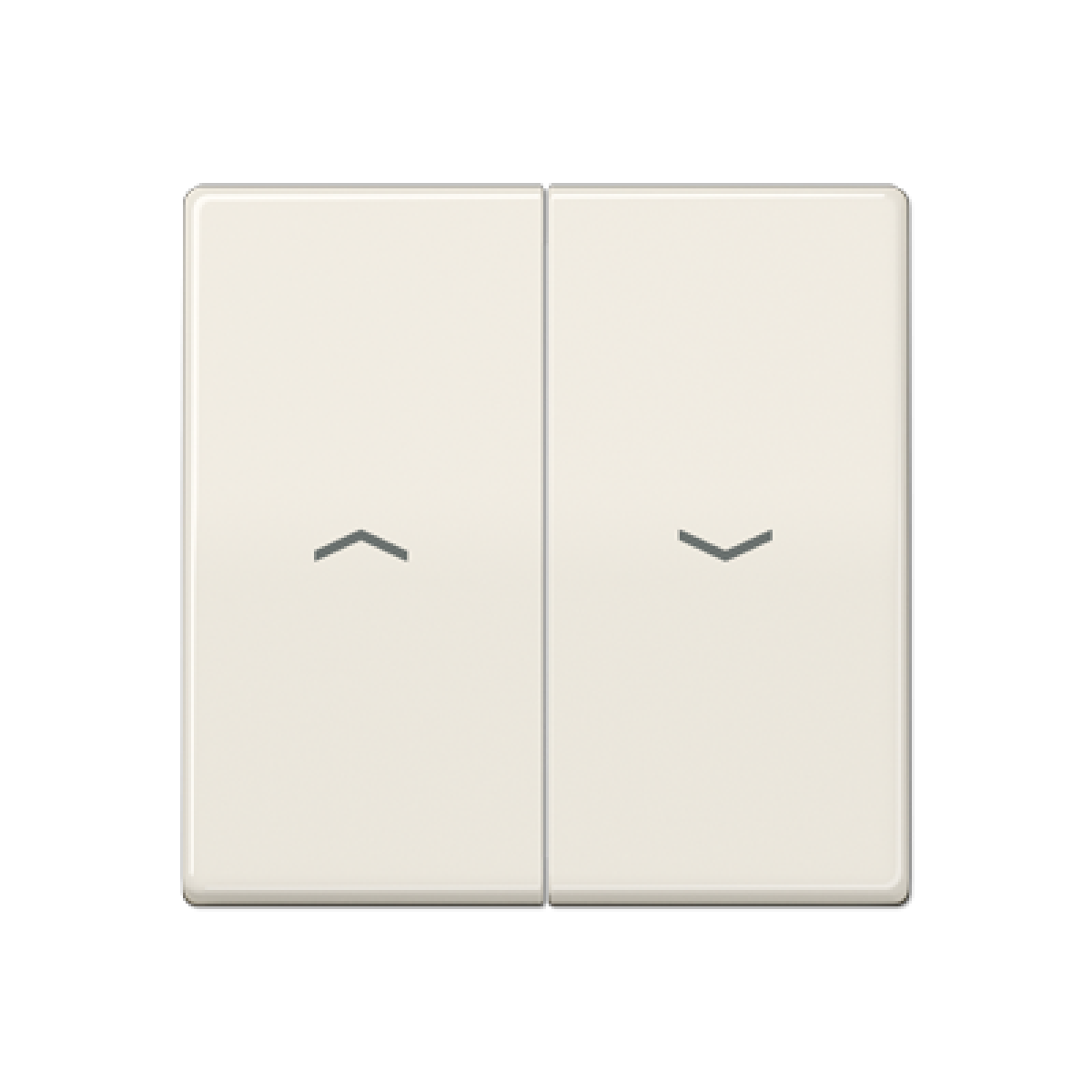 Tecla doble pers. AS blanco marfil