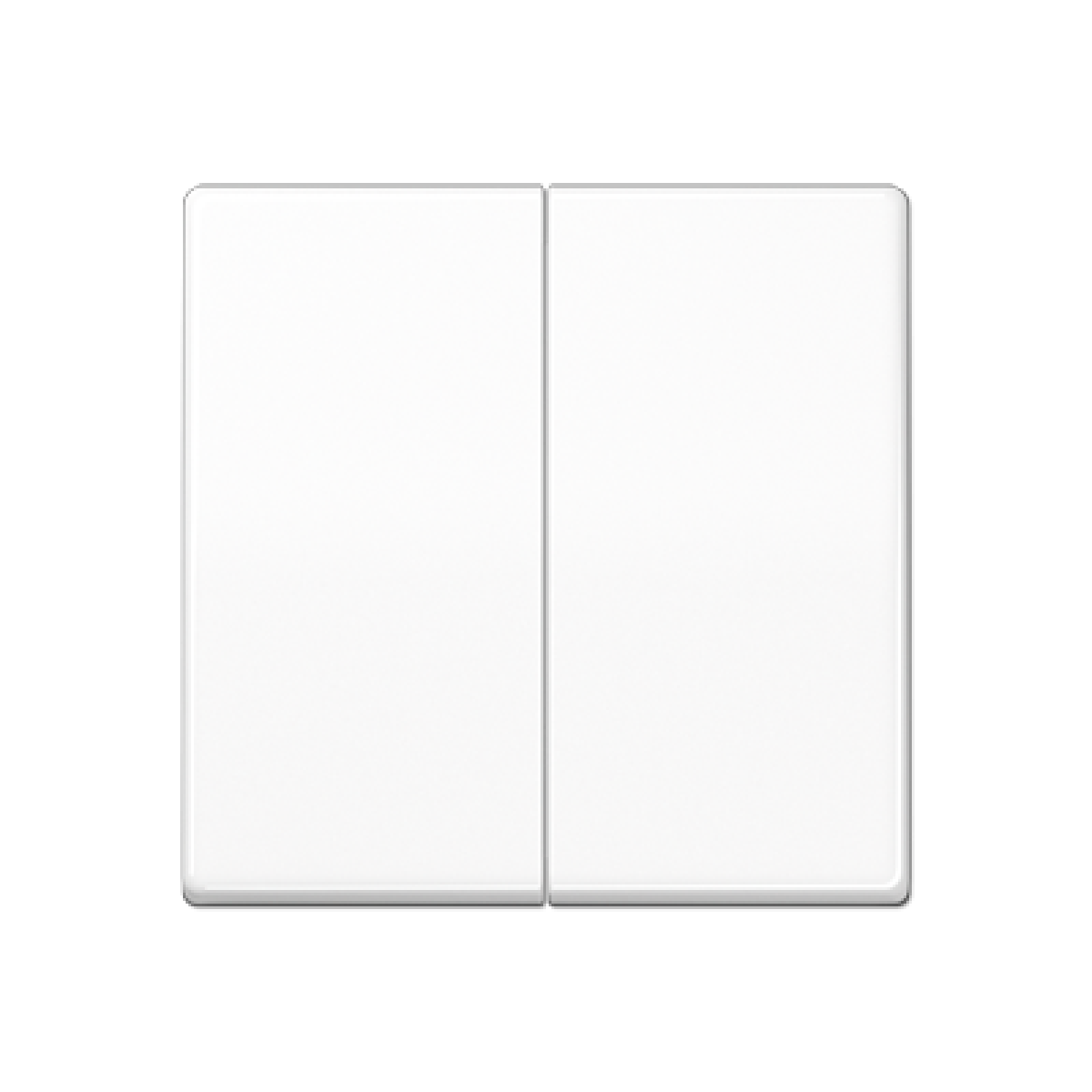 Tecla doble AS blanco alpino