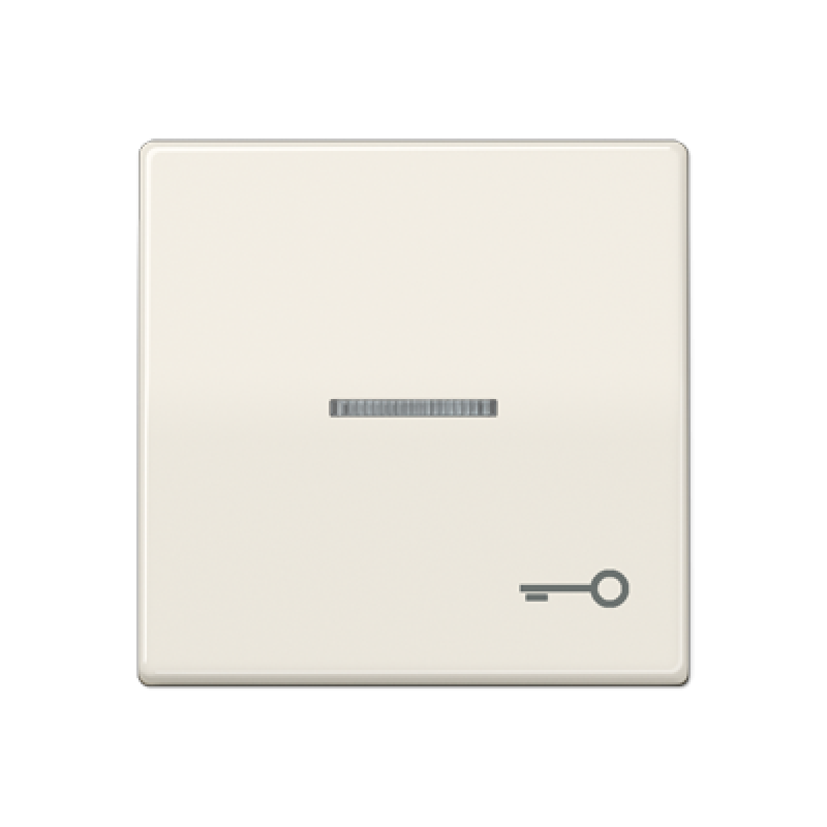 Tecla cvisor simb. puerta AS bl marfil