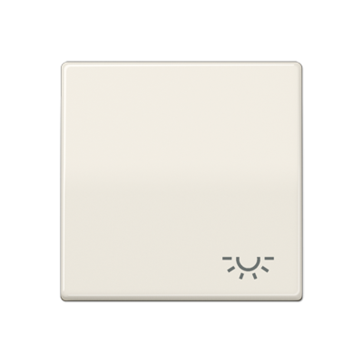 Tecla c simb. luz AS blanco marfil