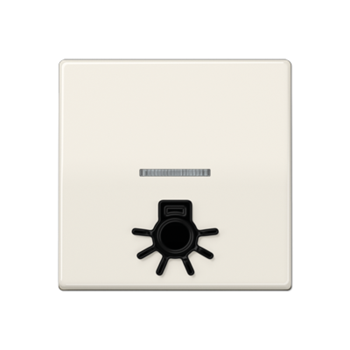 Tecla cvisor simb. luz AS blanco marfil