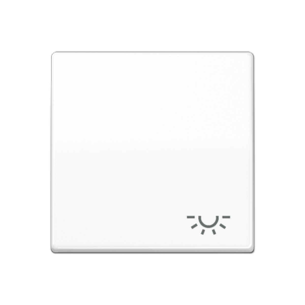 Tecla c simb. luz AS blanco alpino