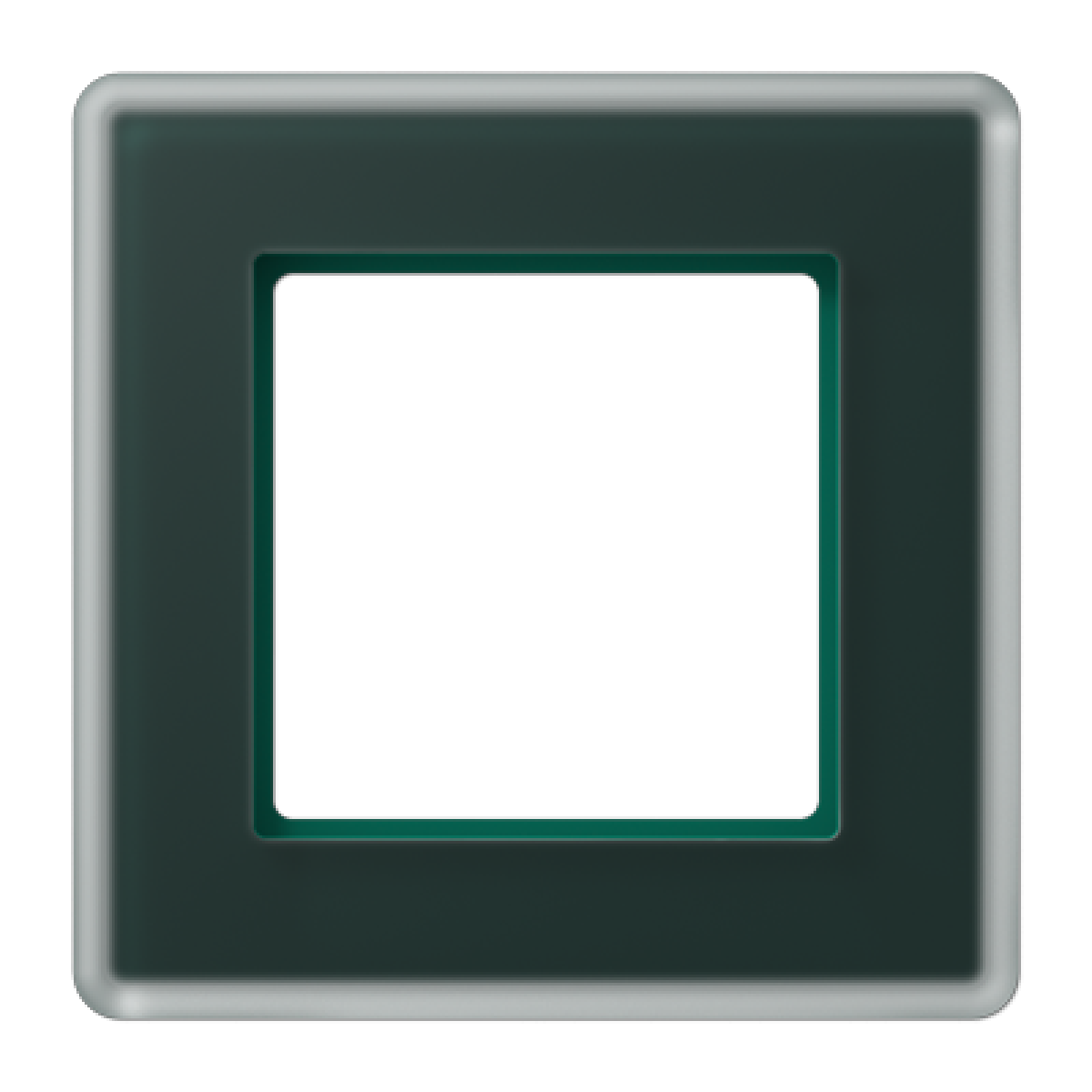 Marco simple A VIVA verde esmeralda