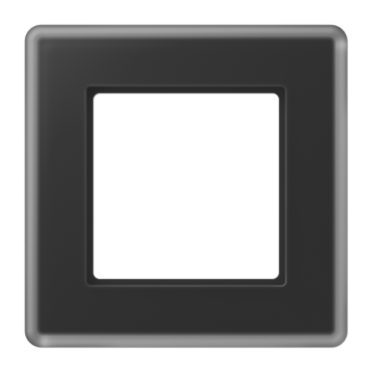 Marco simple A VIVA negro