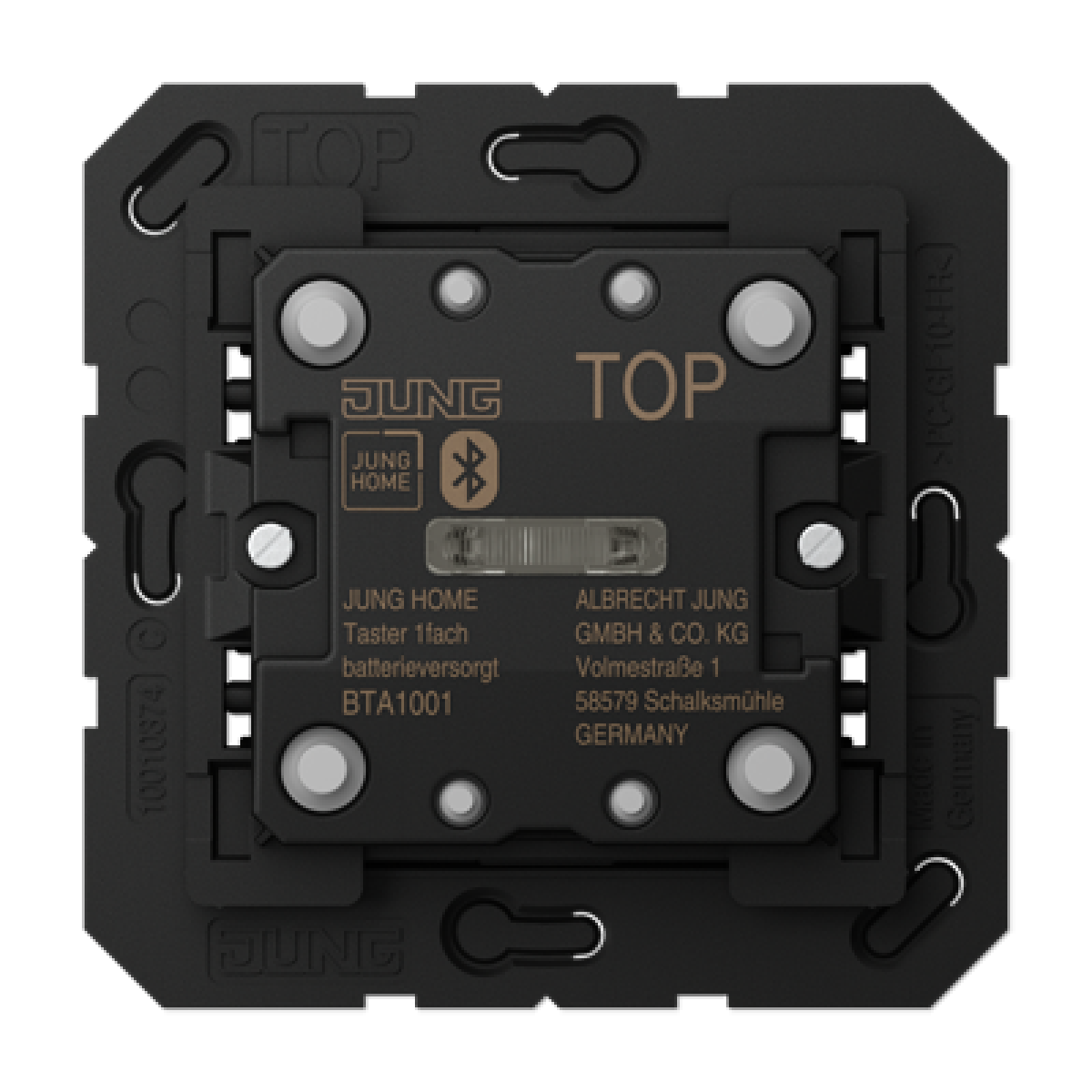 Pulsador JUNG HOME 1 Fase, pilas. A