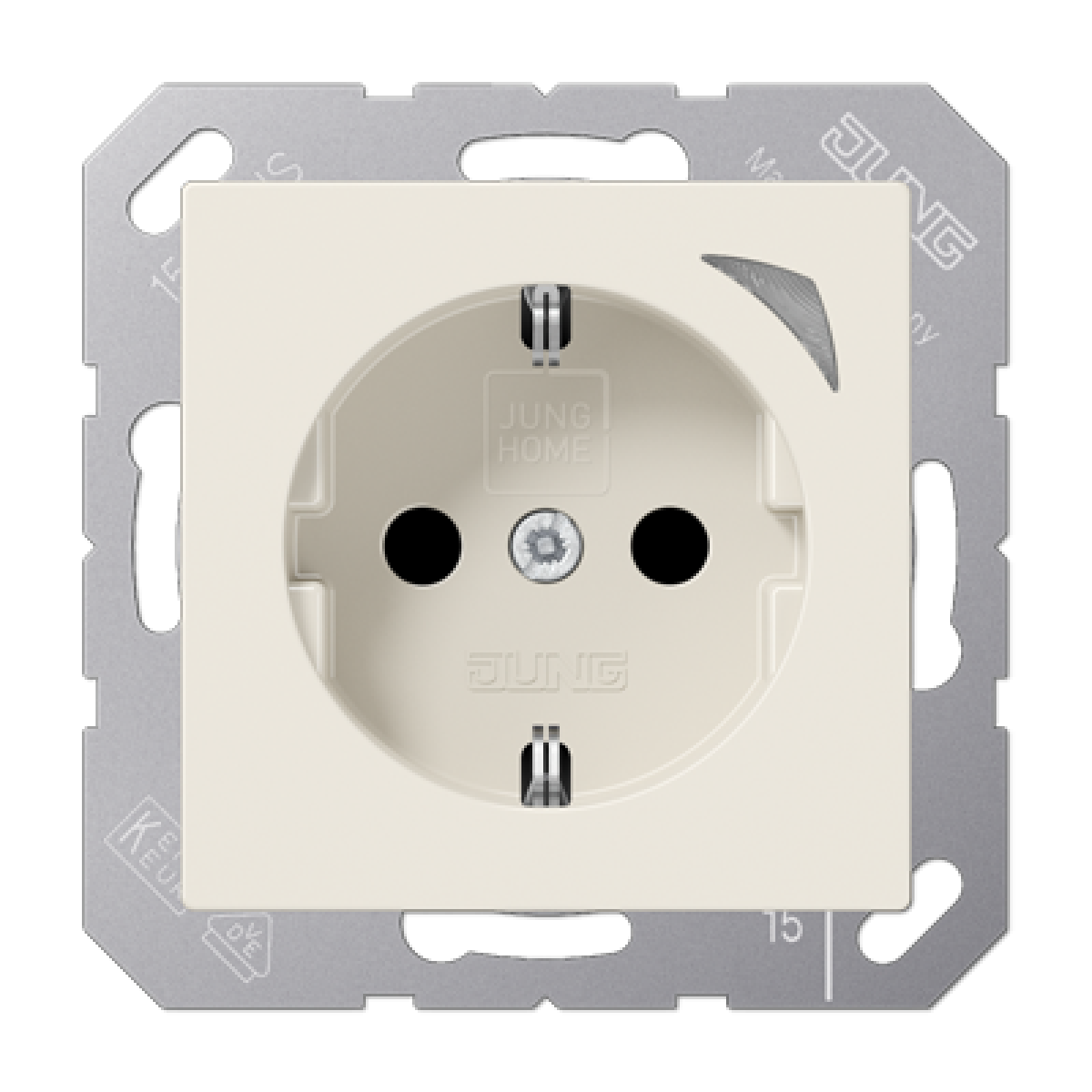 Enchufe JUNG HOME Energy A blanco marfil