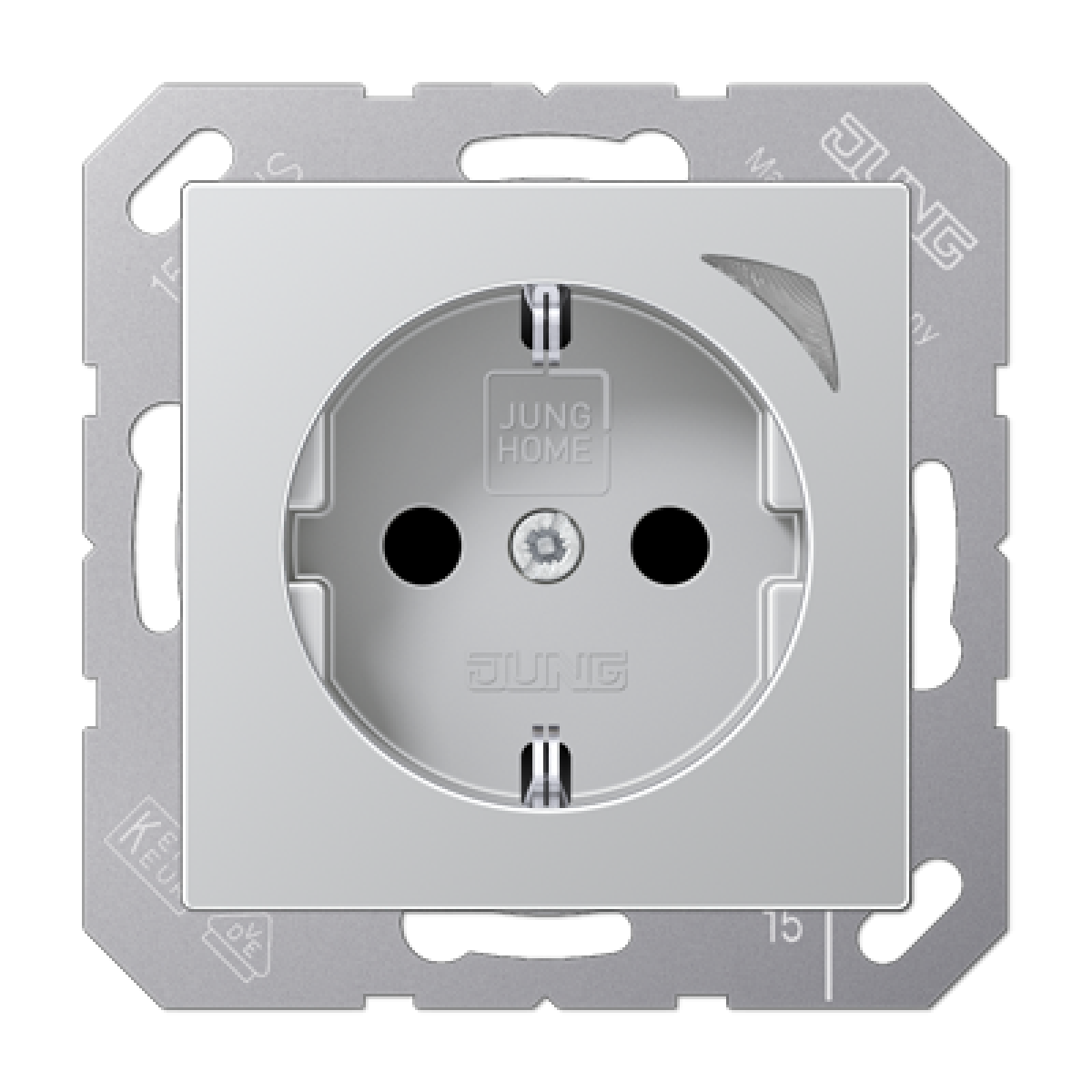 Enchufe JUNG HOME Energy A aluminio