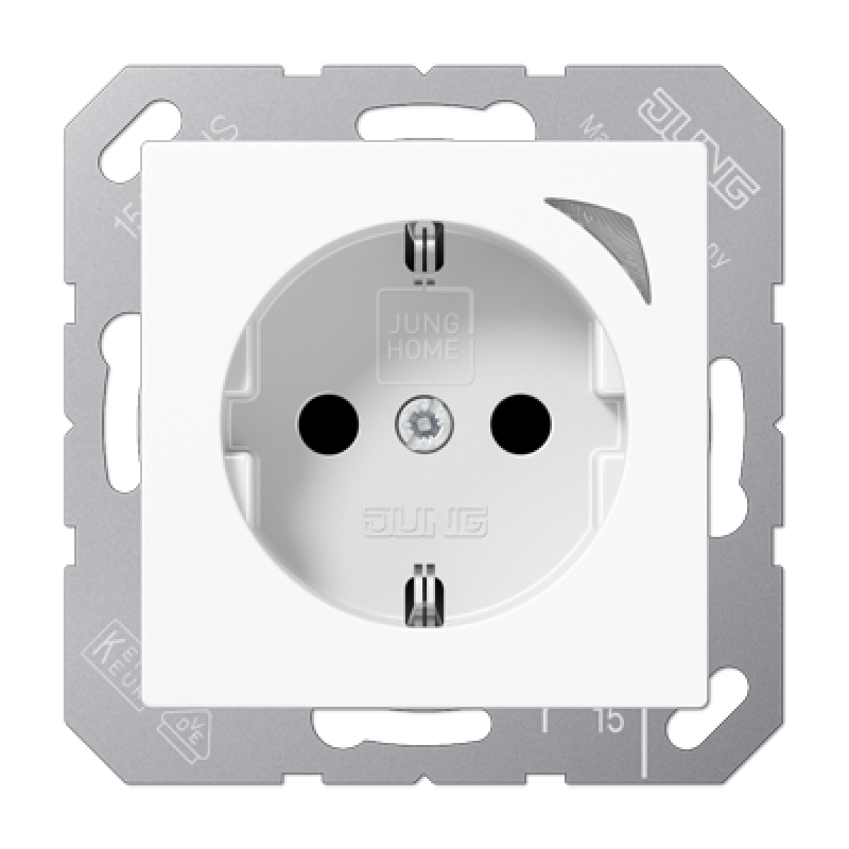 Enchufe JUNG HOME Energy A blanco alpino