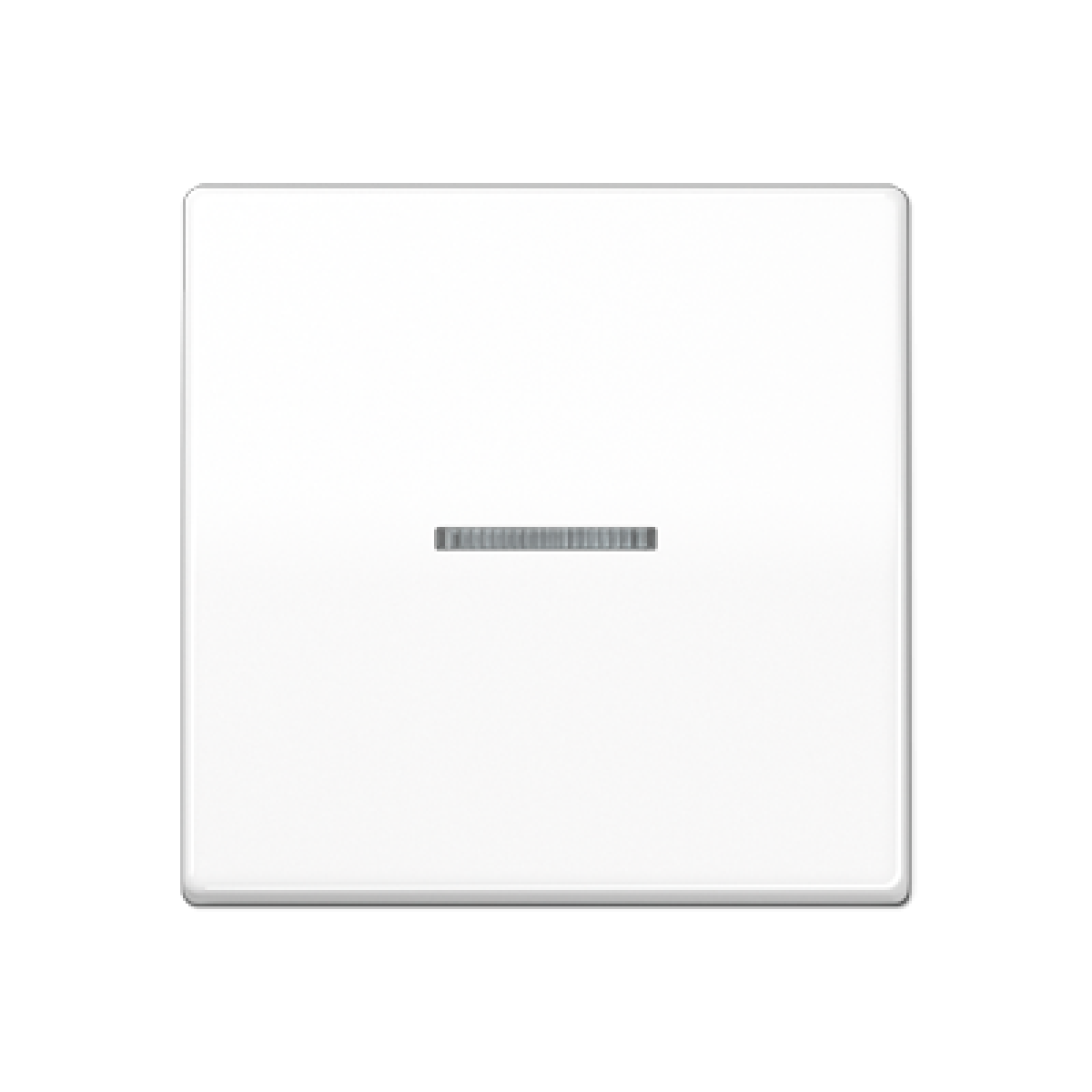 Tecla JUNG HOME 1F. A blanco alpino