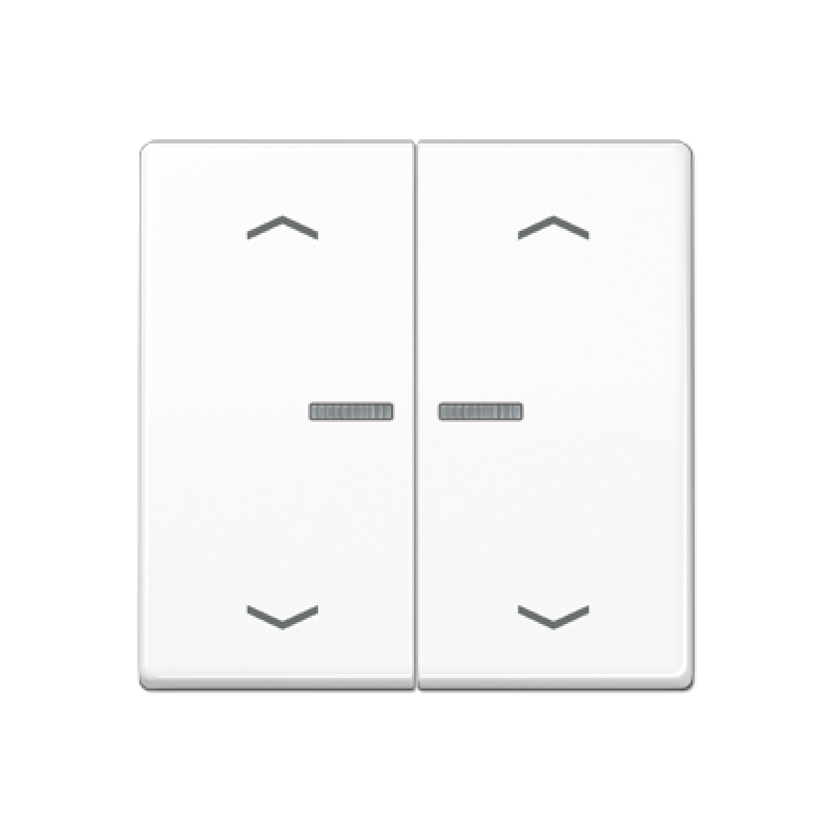 Tecla JUNG HOME pers. 2F A blanco alpino