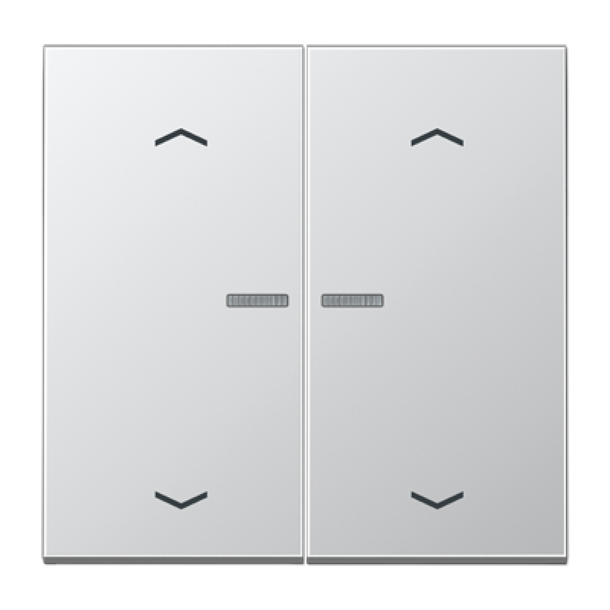 Tecla JUNG HOME pers. 2F LS aluminio