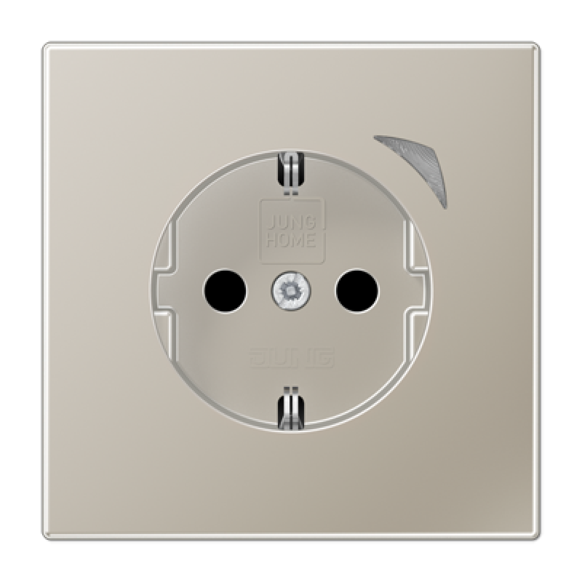 Enchufe JUNG HOME Energy LS acero