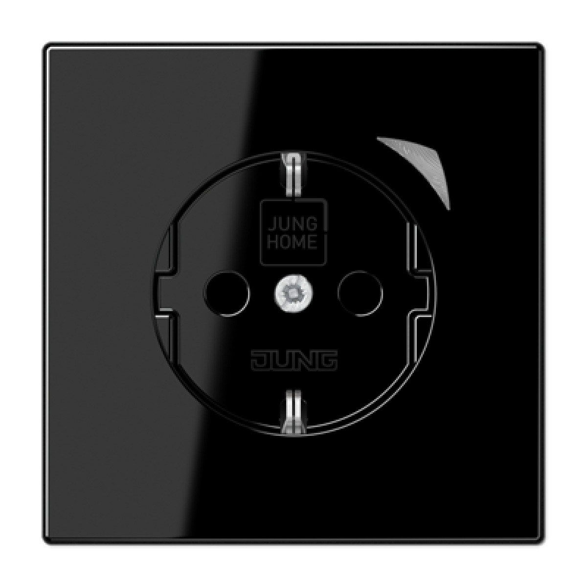 Enchufe JUNG HOME Energy LS negro