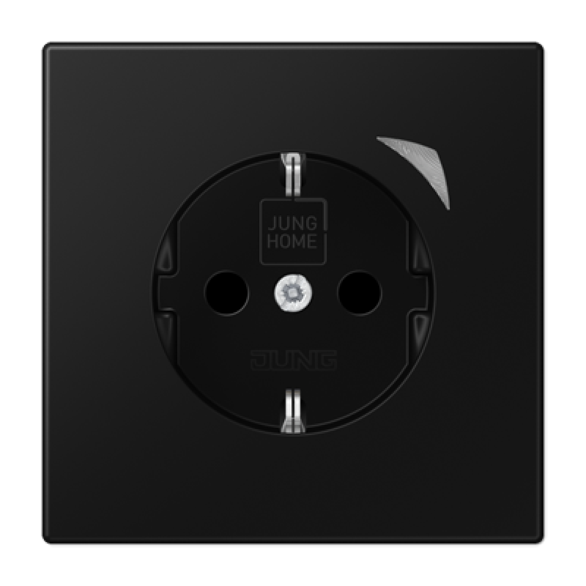 Enchufe JUNG HOME Energy LS negro mate