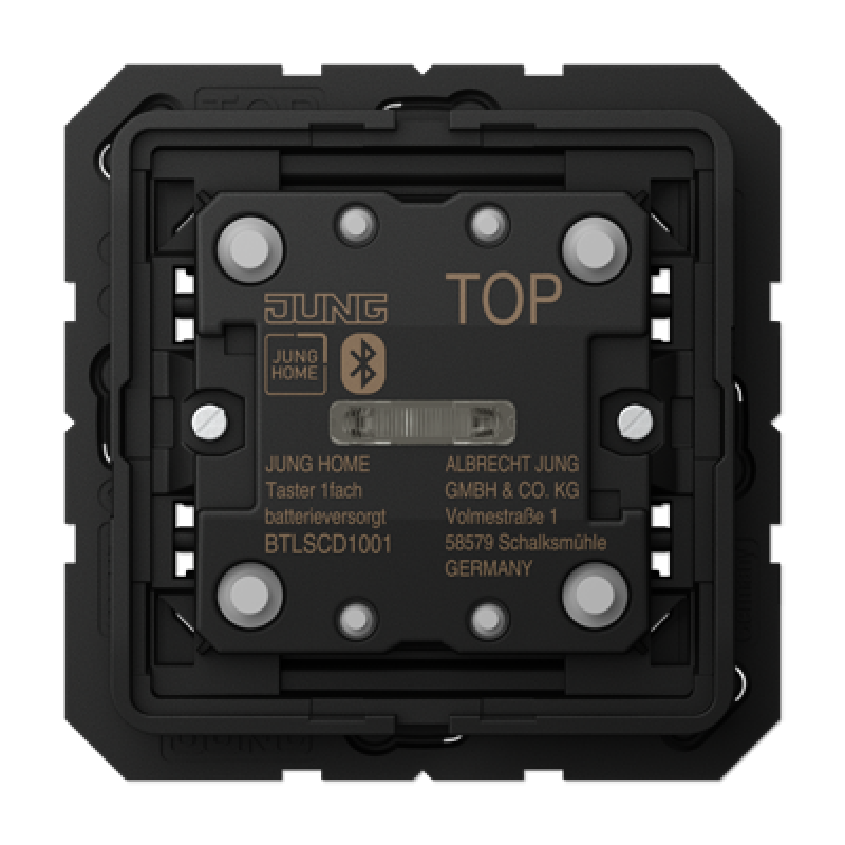 Pulsador JUNG HOME 1 Fase, pilas. LSCD