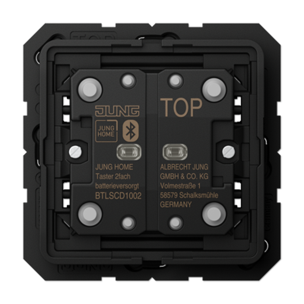 Pulsador JUNG HOME 2 Fases, pilas. LSCD