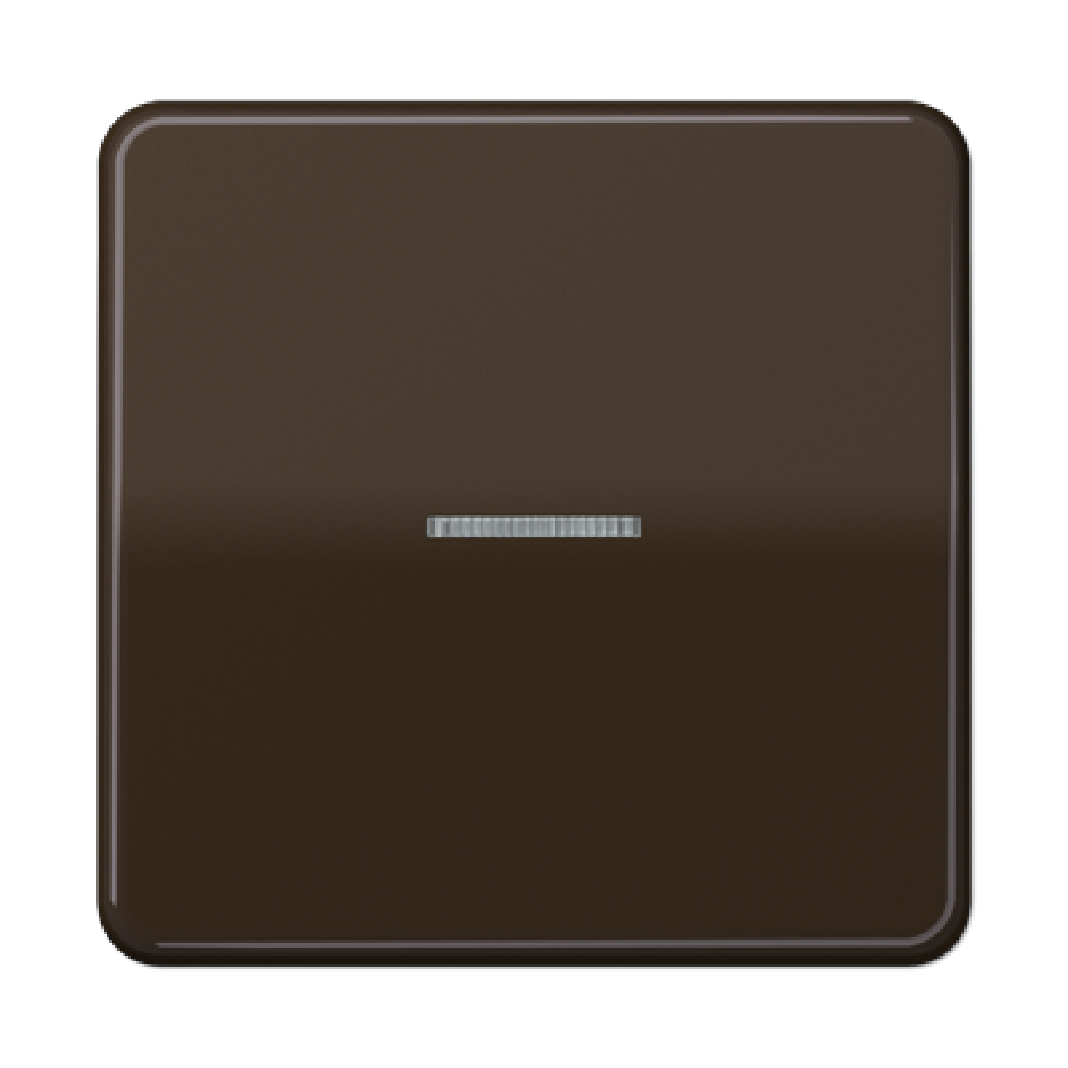 Tecla simple con visor JH CD marrón