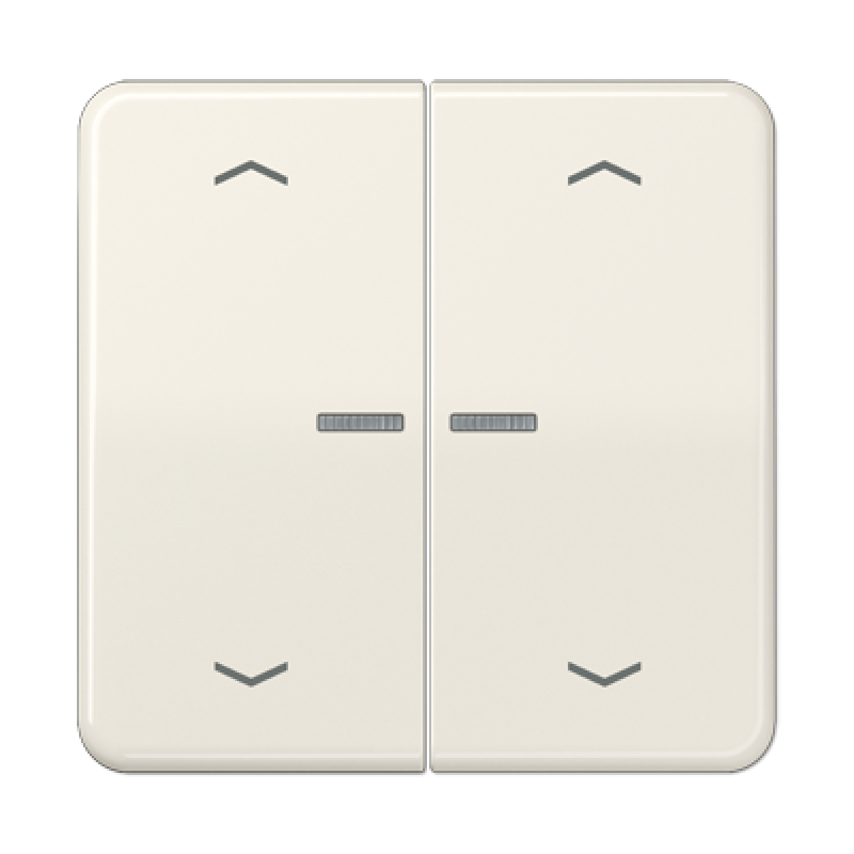 Tecla doble visorpers JH CD bl marfil