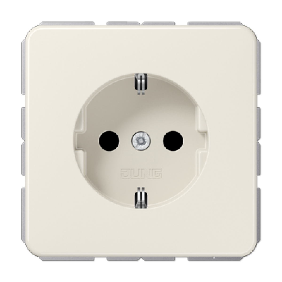 Enchufe SCHUKO prot. contacto CD bl.