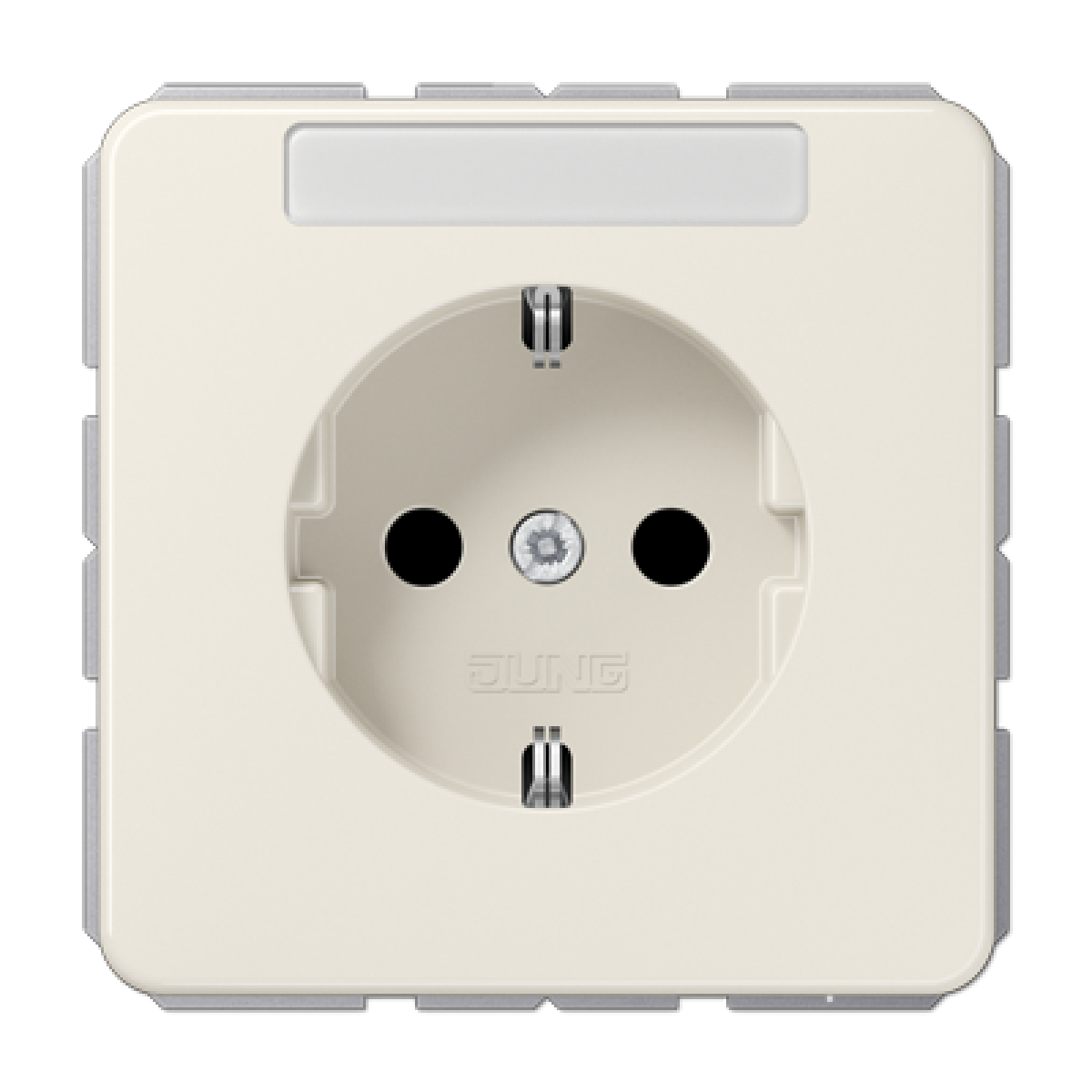 Enchufe cinscrprot. contacto CD bl.