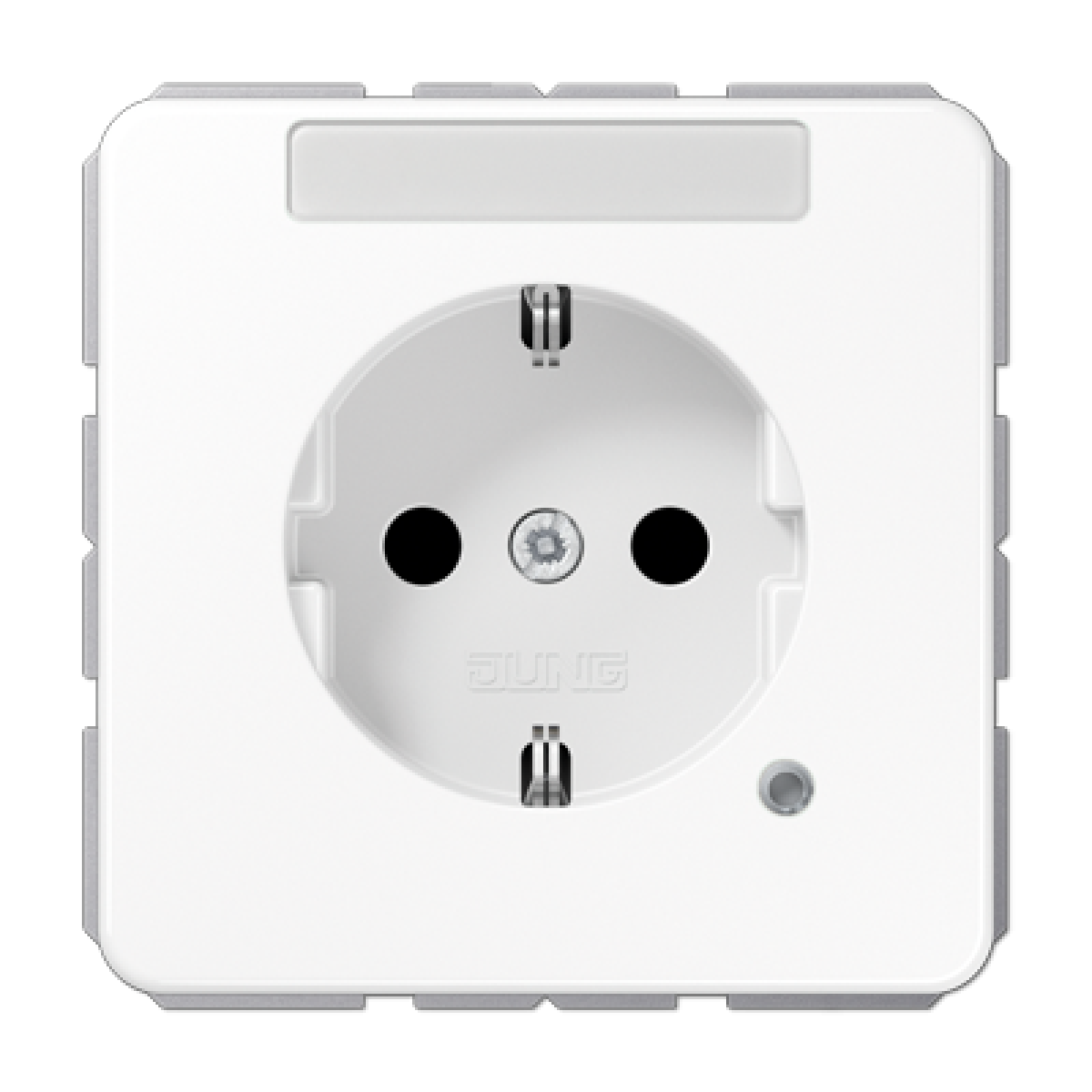 Enchufe c ind  inscr  prot CD bl alpi