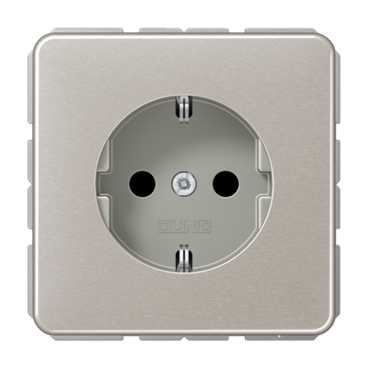 Enchufe SCHUKO prot. contacto CD plati.