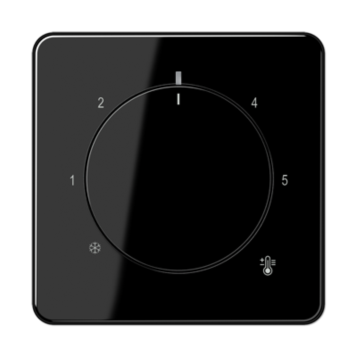 Placa termostato. CD negro
