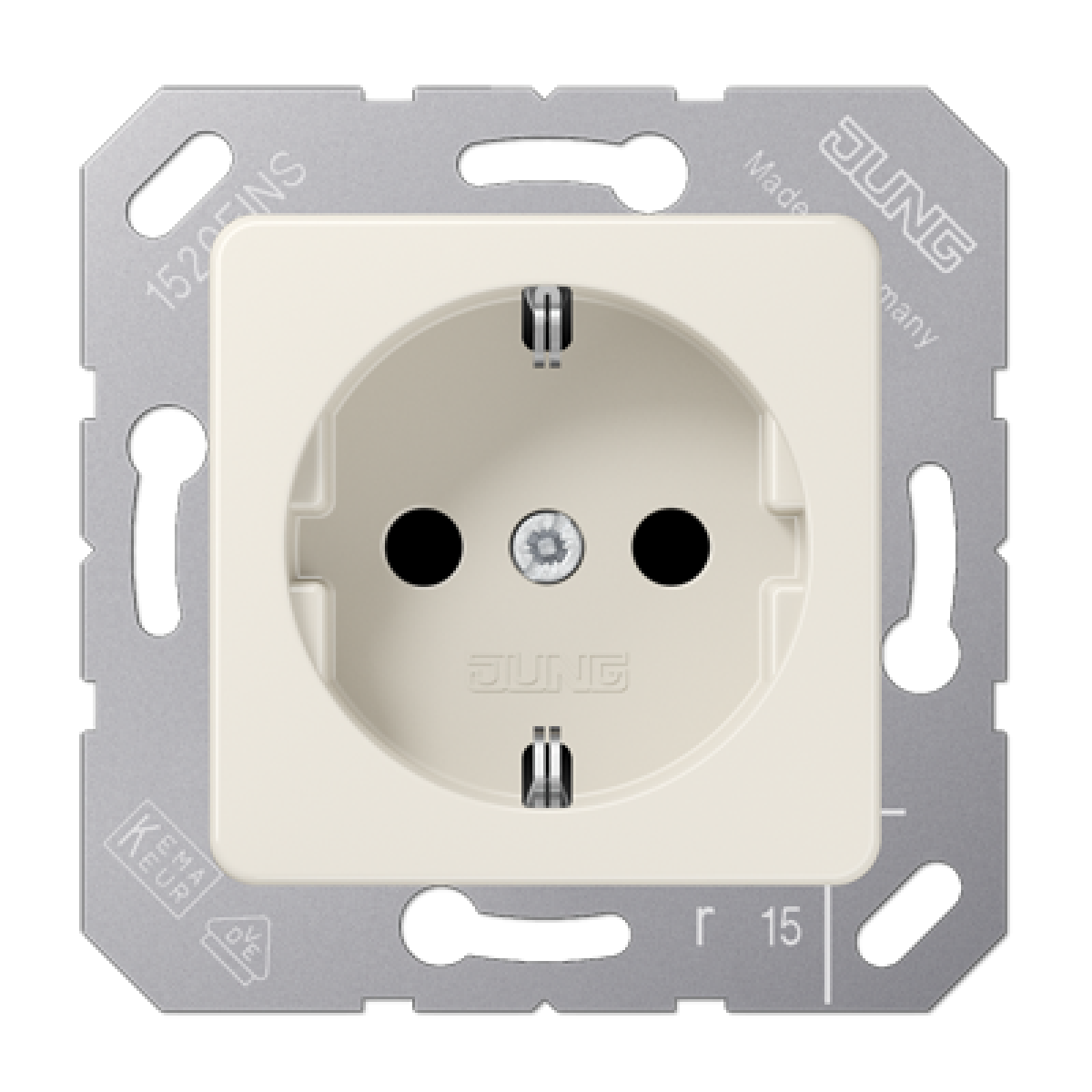 Enchufe SCHUKO prot. contacto CD bl