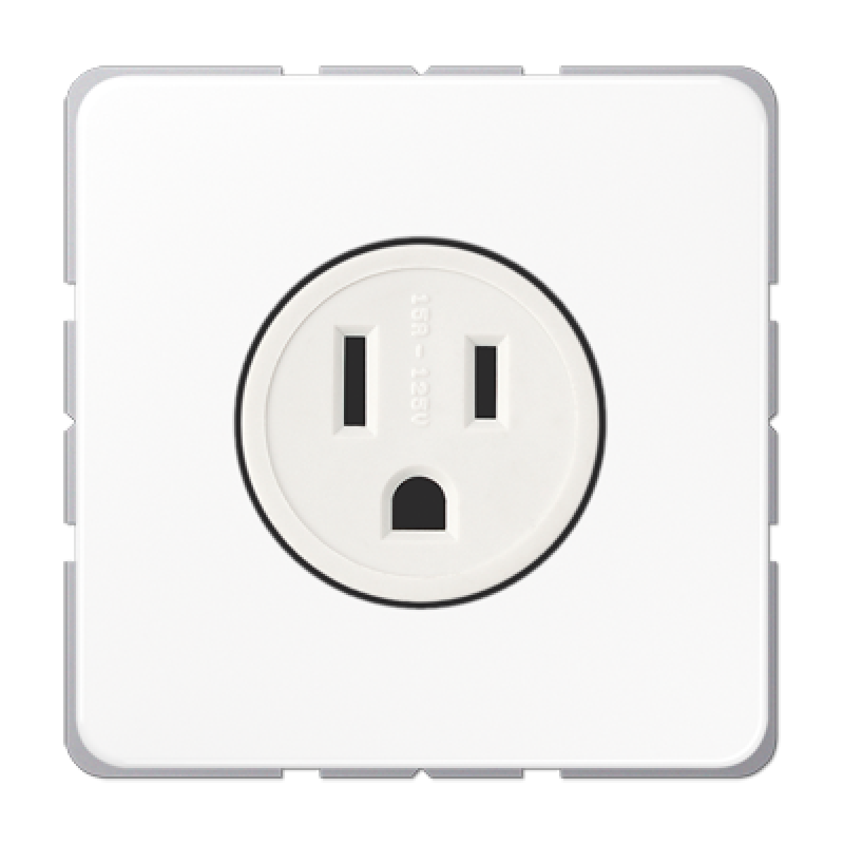 Conector NEMA de EE.UU. CD blanco alpino