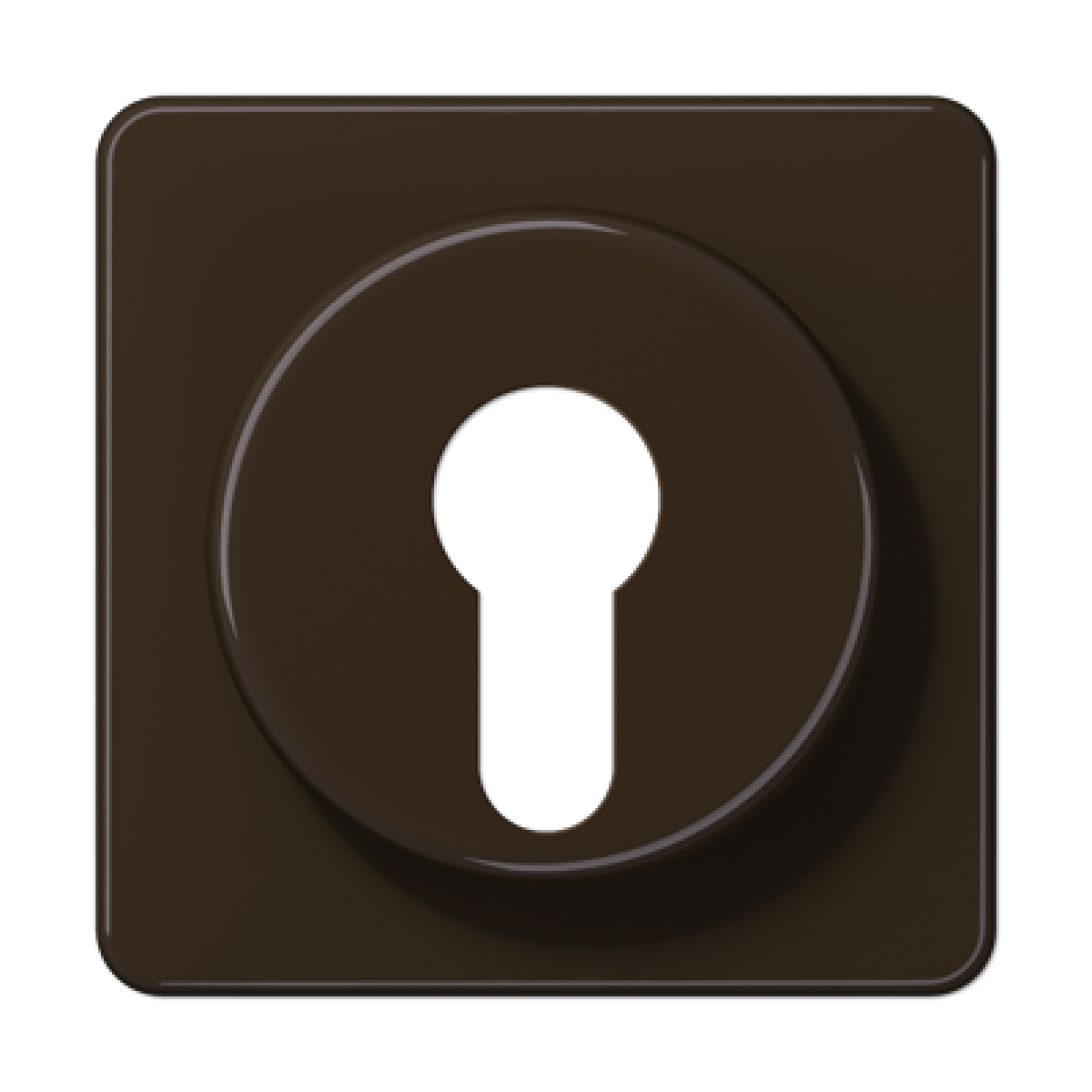 Paca interr. llave prot. desm. CD marrón