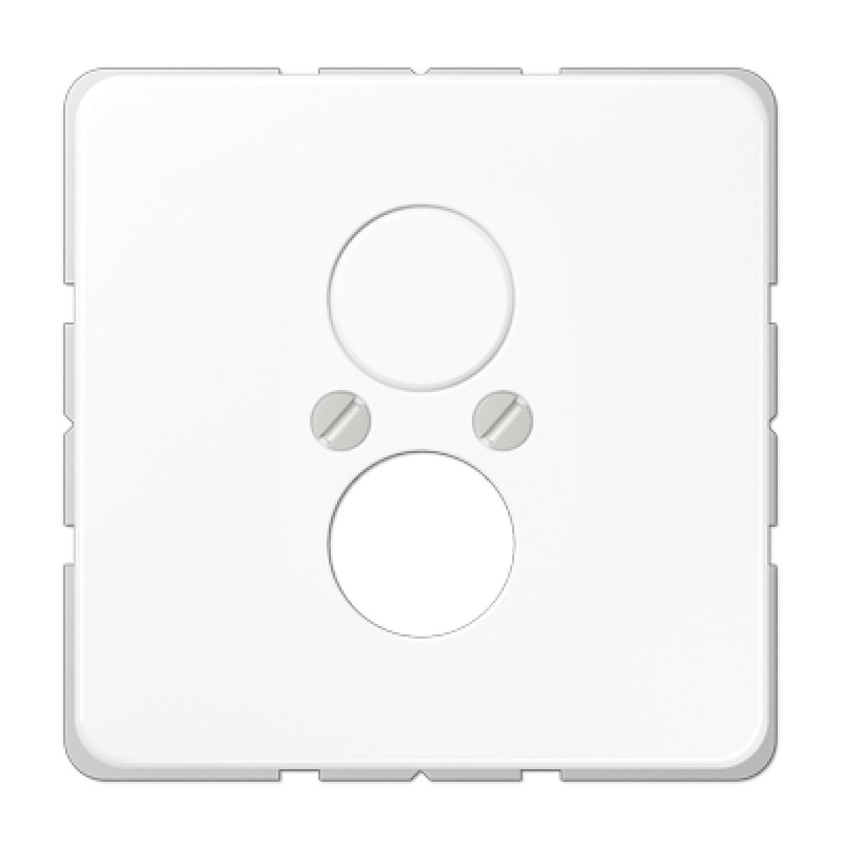 Placa 2 tomas 18,5 diám. CD bl alpi