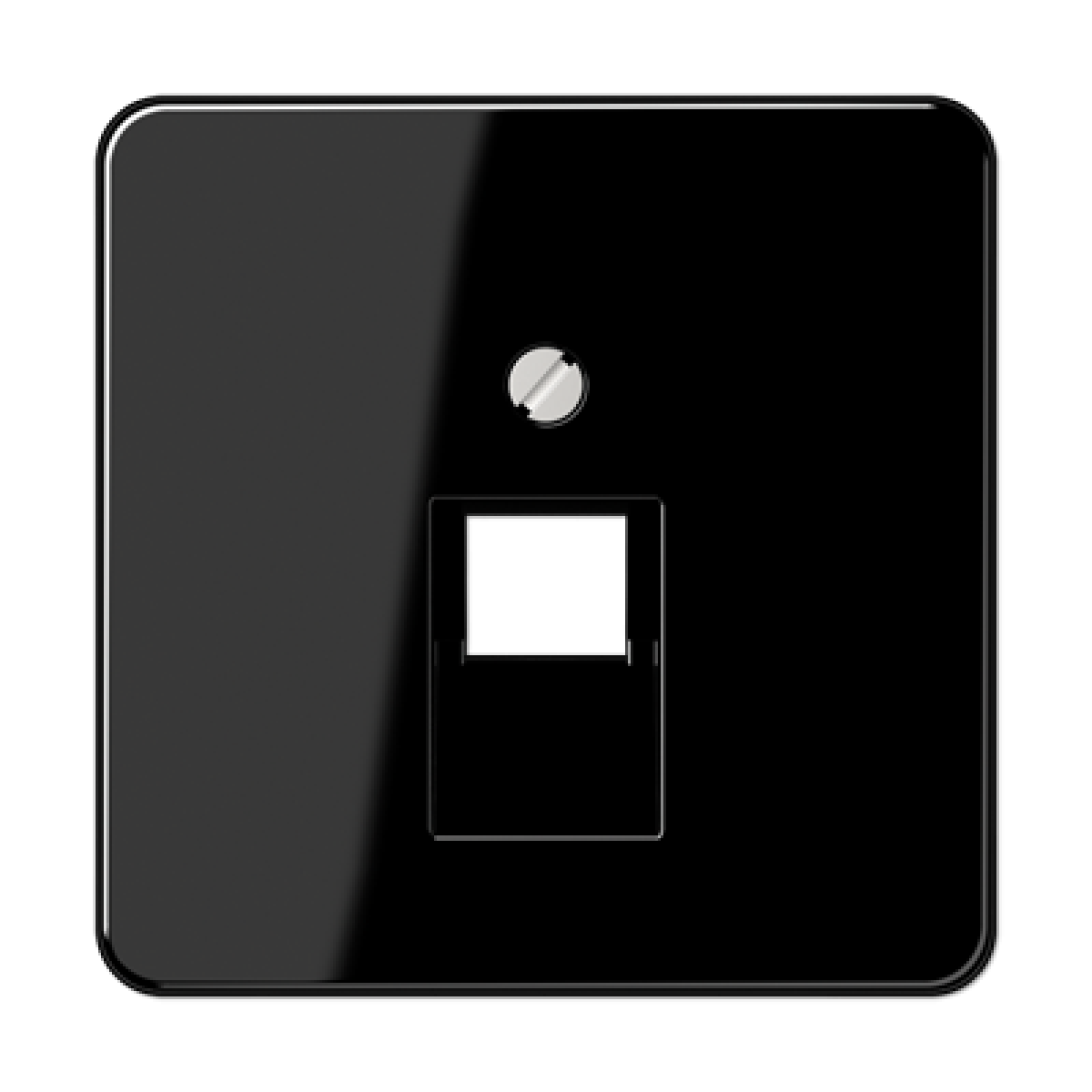 Placa central telef. CD negro