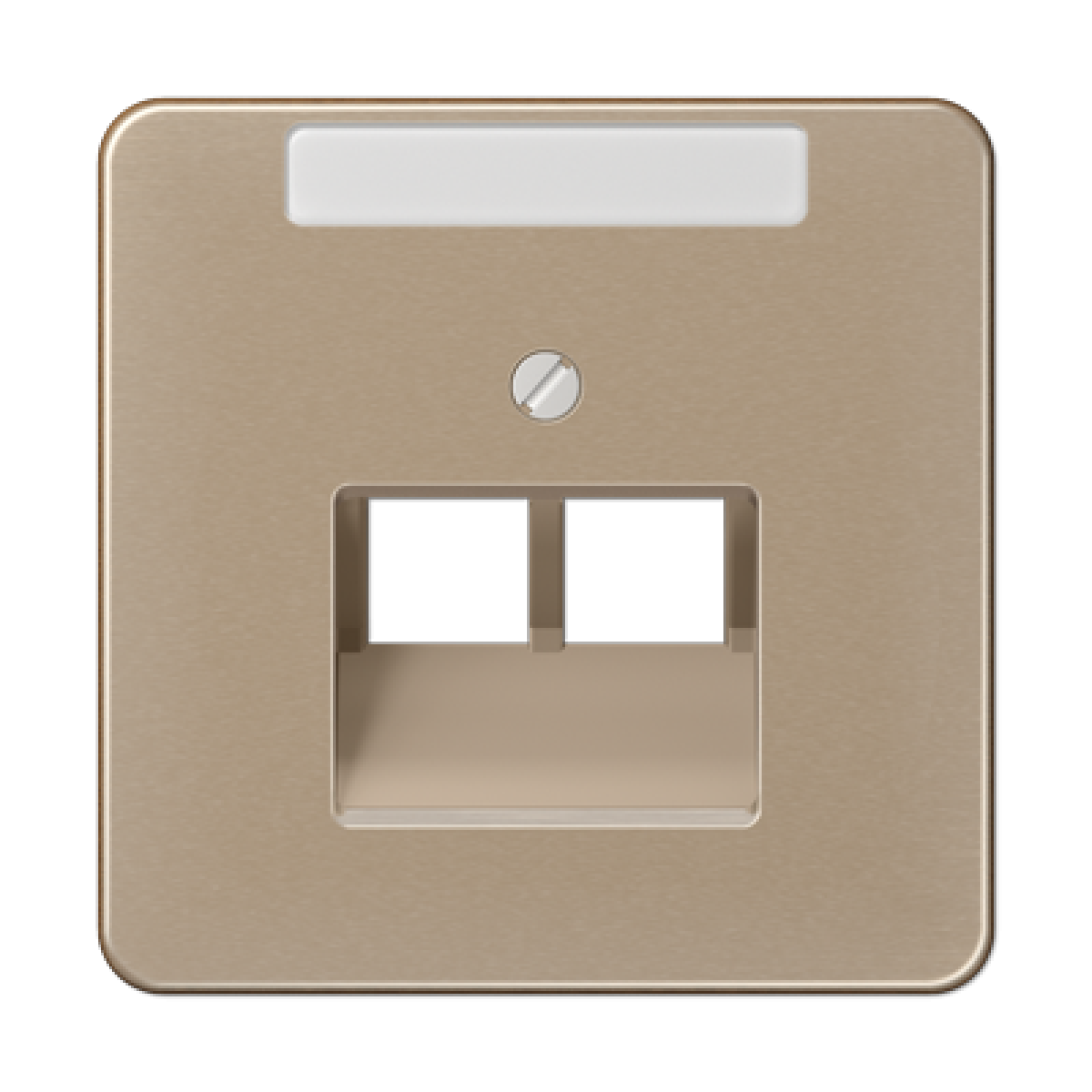 Placa central telef. 2 tomas CD br-oro