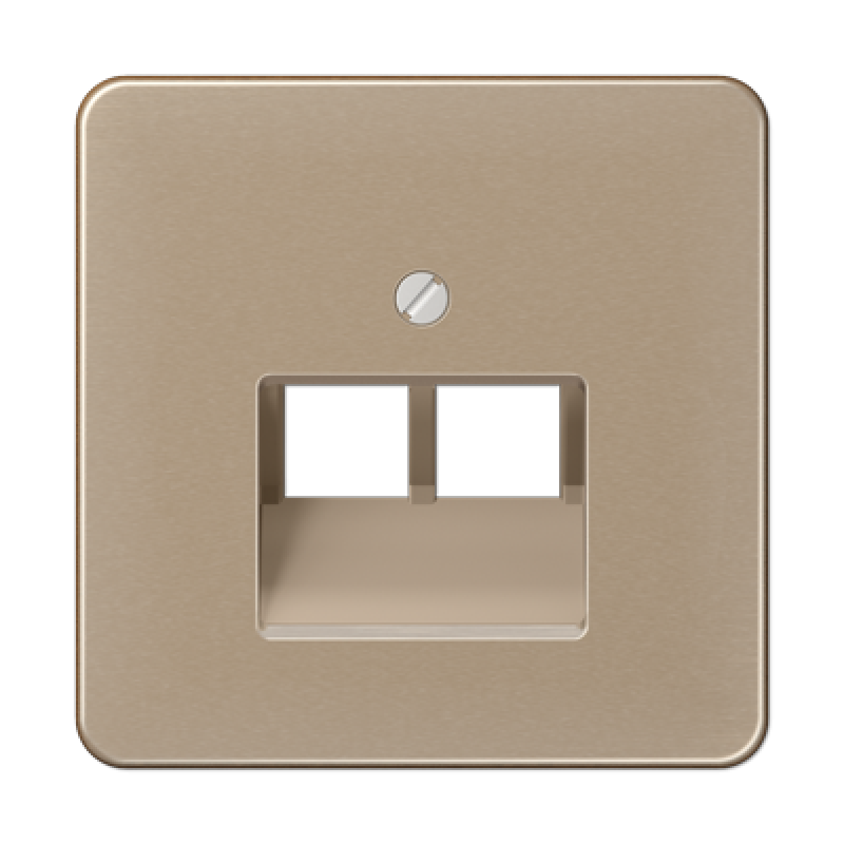 Placa Mod.Jack 2 tomas CD br-oro