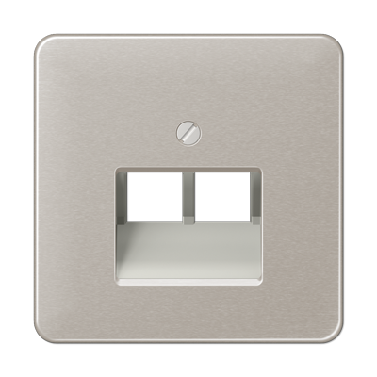 Placa Mod.Jack 2 tomas CD platino