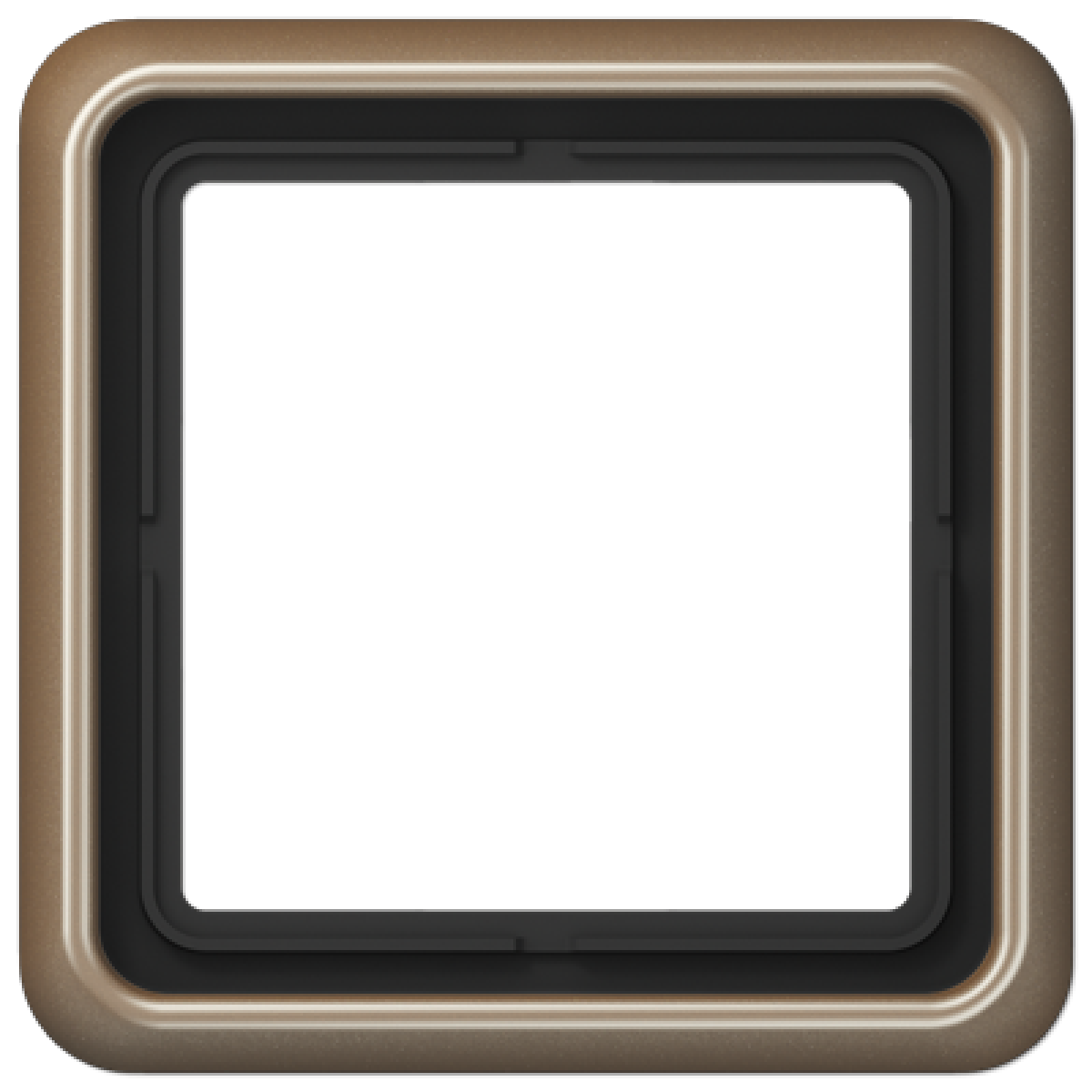 Marco simple CD bronce oro