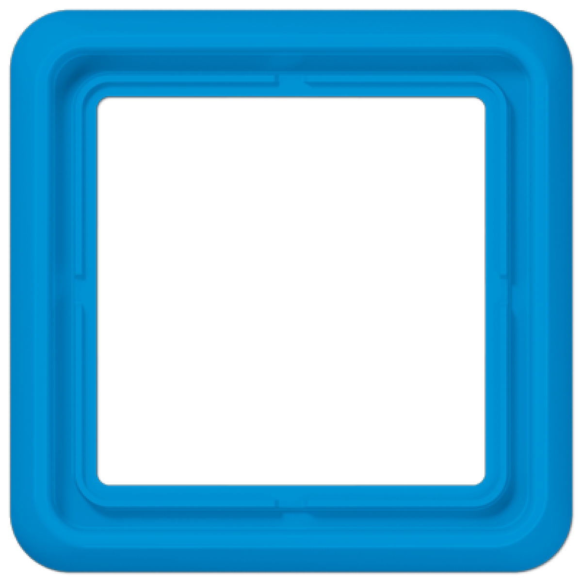 Marco simple CD azul