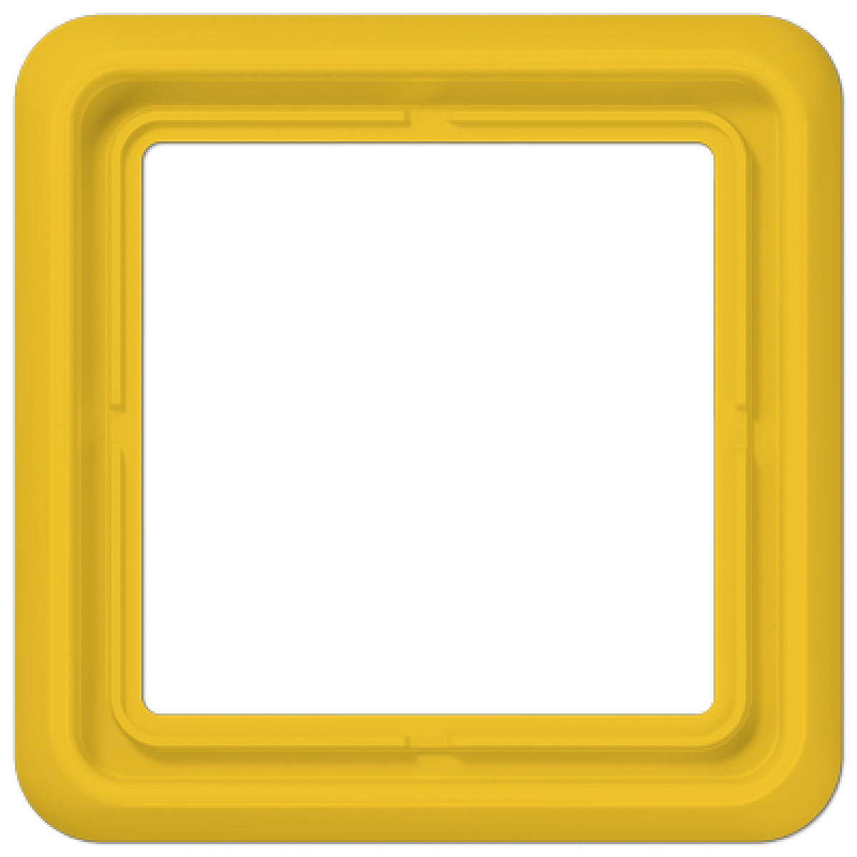 Marco simple CD amarillo