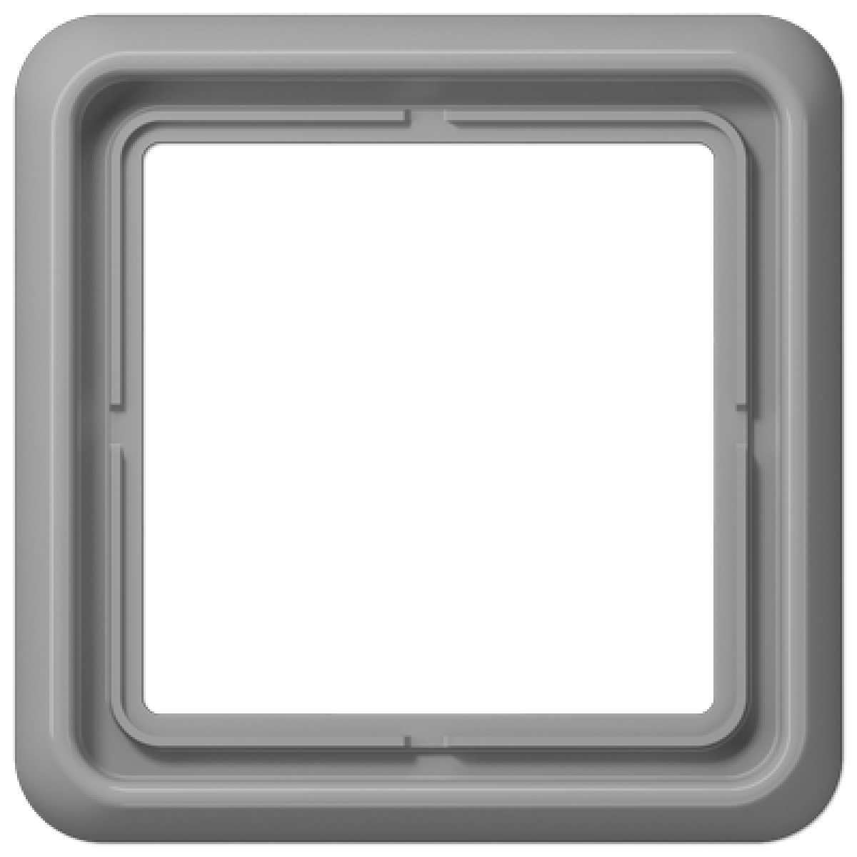 Marco simple CD gris