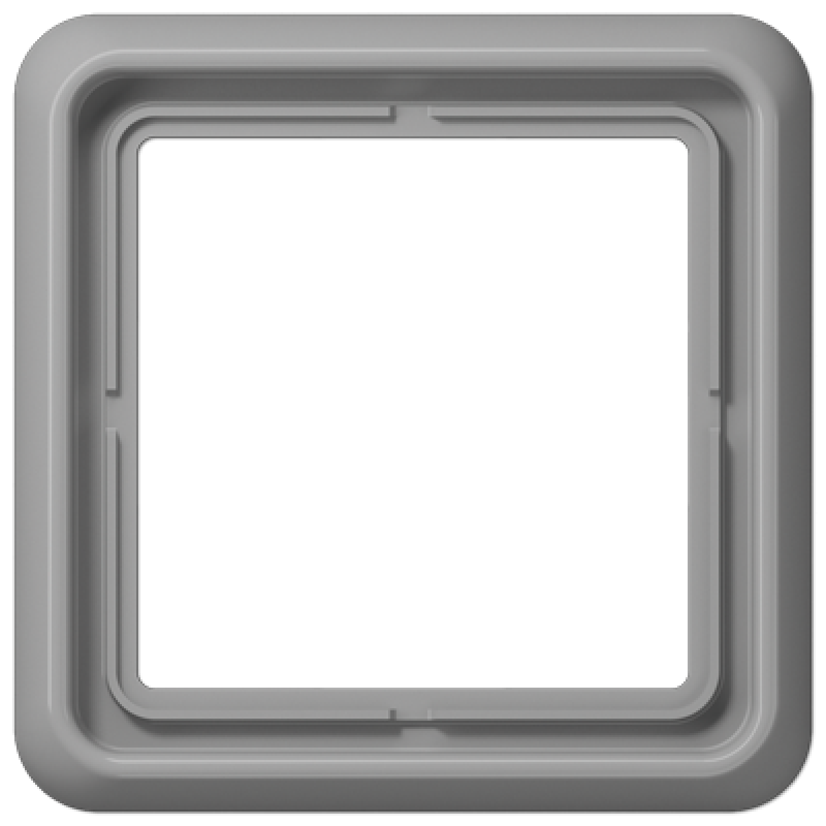 Marco simple CD gris