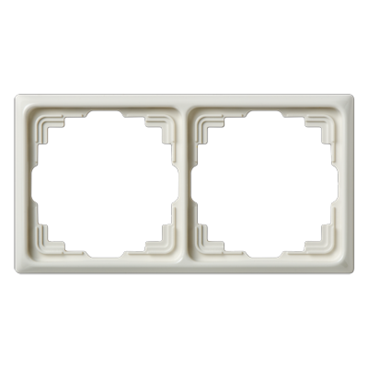 Marco doble canal cable CD bl marfil