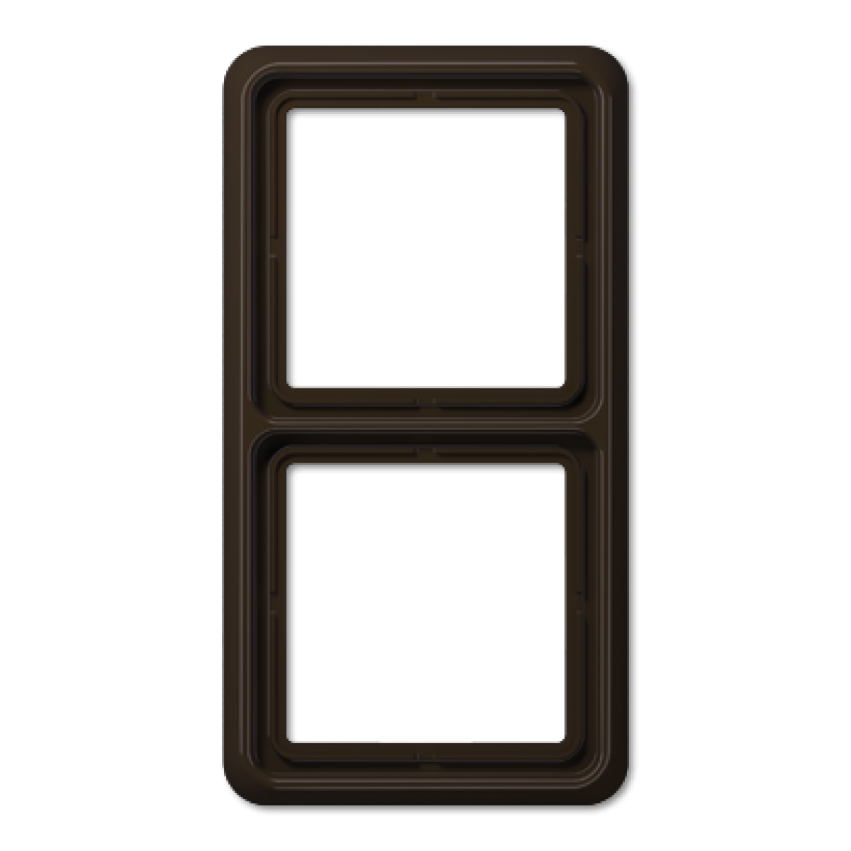 Marco doble CD marrón