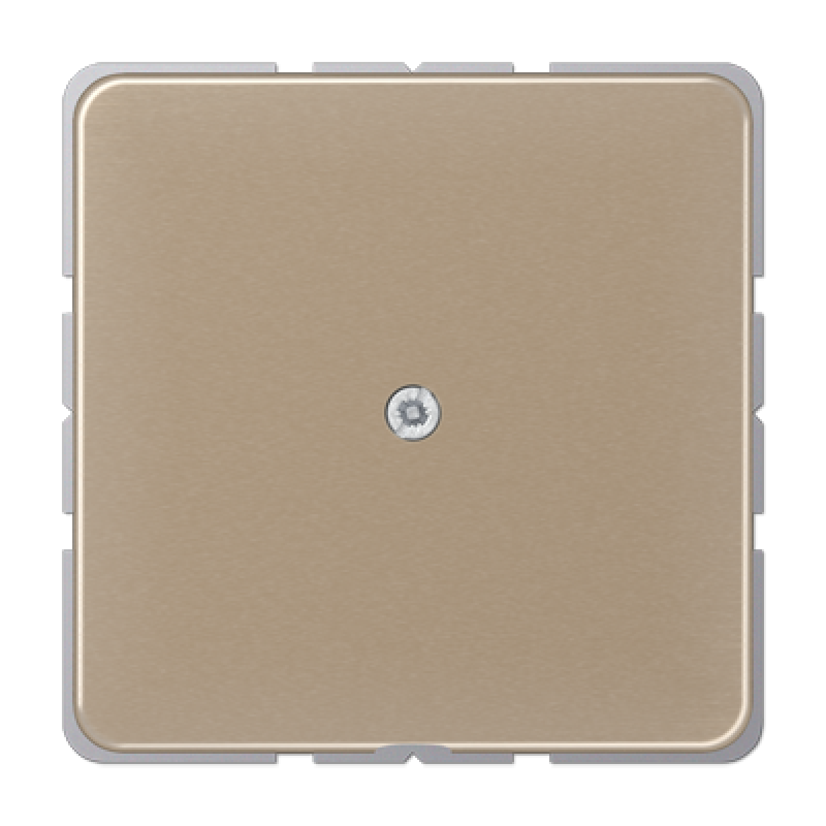 Placa con salida cable CD bronce-oro